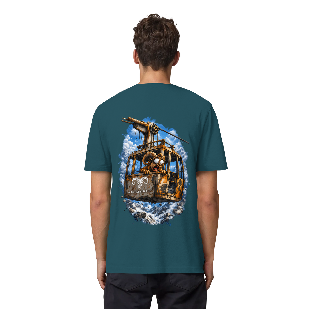 Tiefenblick Adrenalin Gondel Fun - Organic Heavy Shirt