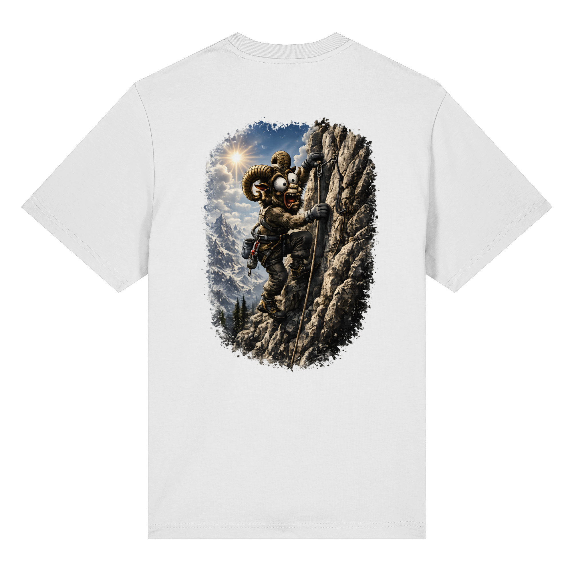 Tiefenblick T Shirt Klettern - Organic Heavy Shirt