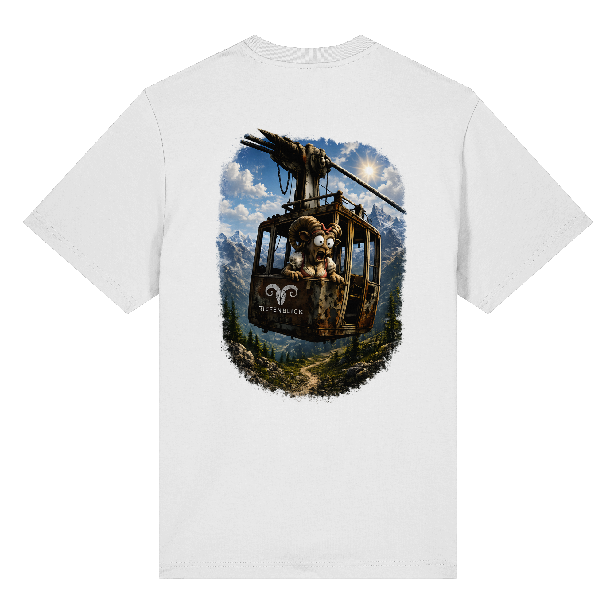 Tiefenblick Gondel (Frau) Organic Heavy Shirt