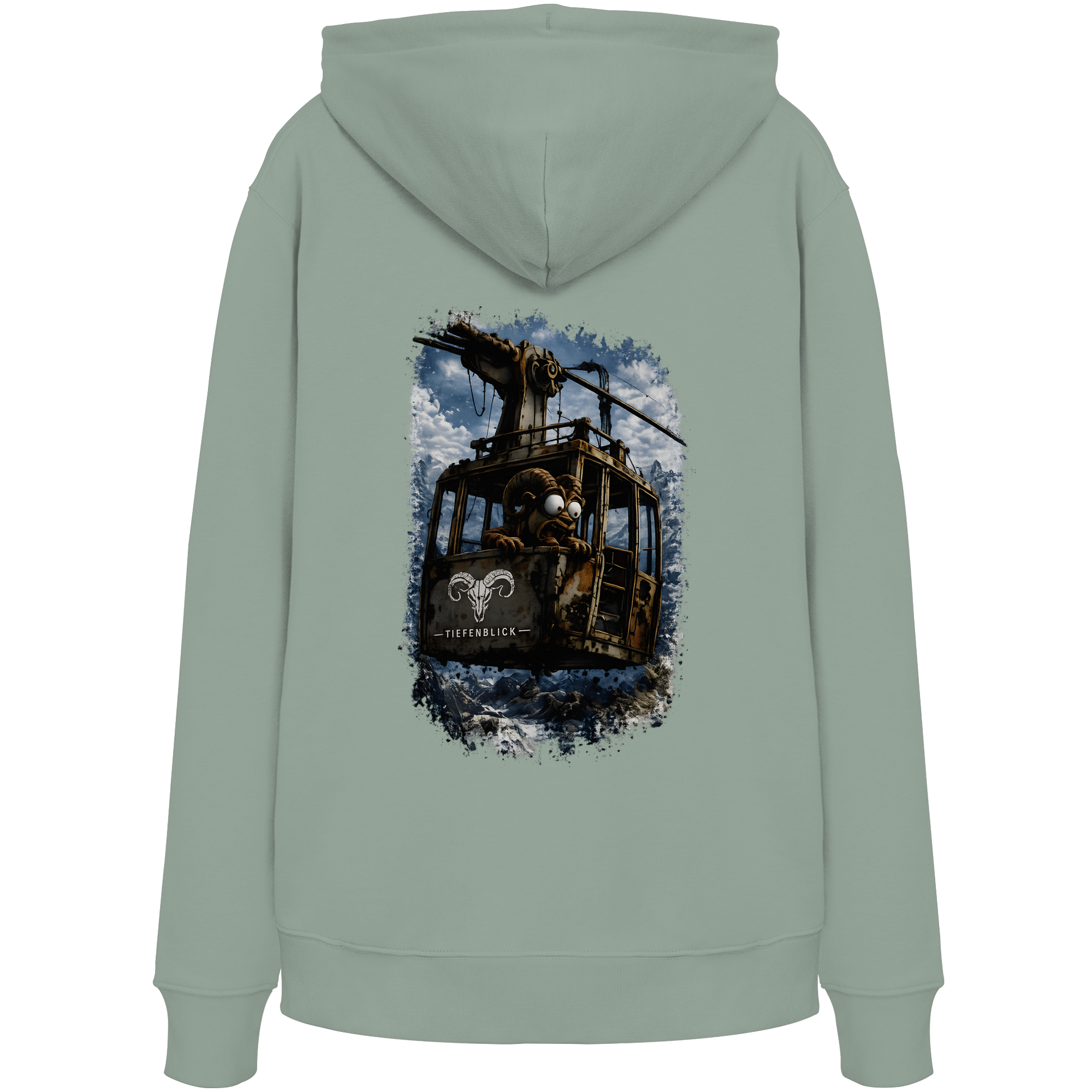 Tiefenblick Gondel Adrenalin Fun - Organic Hoodie