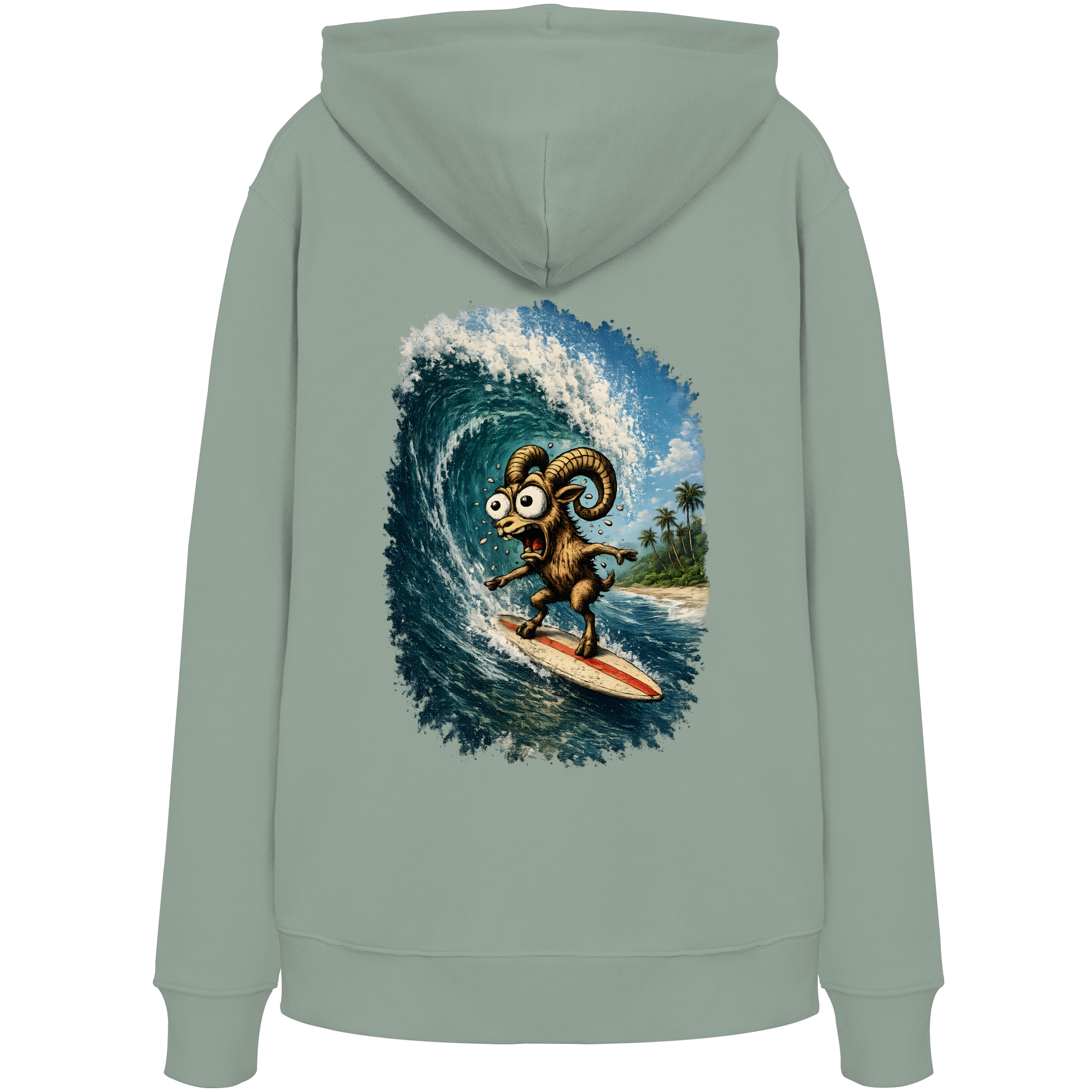 Tiefenblick Urlaub Fun  - Organic Hoodie