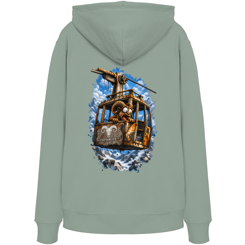 Tiefenblick Adrenalin Gondel Fun - Organic Hoodie