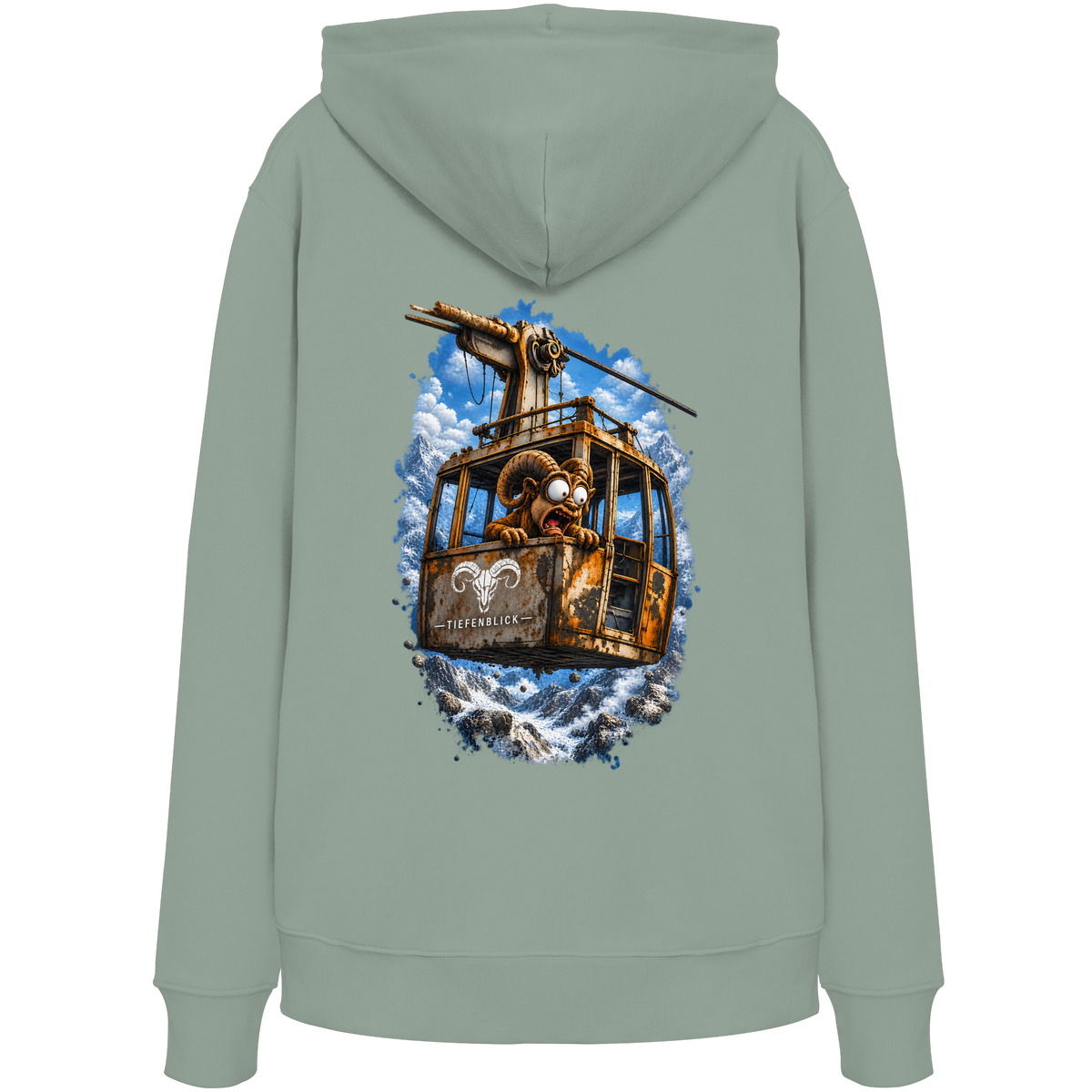 Tiefenblick Adrenalin Gondel Fun - Organic Hoodie