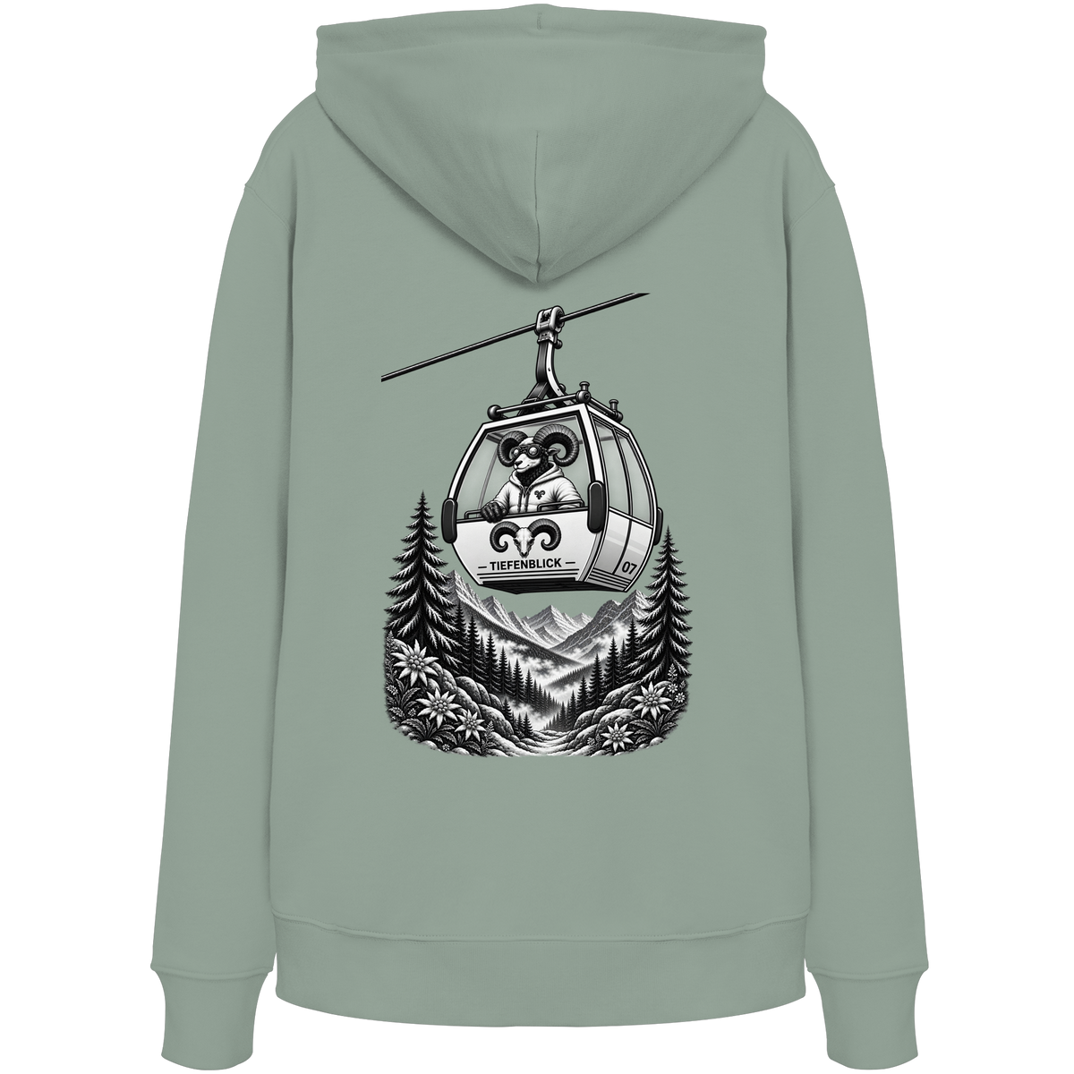 Tiefenblick Gondel Fun  - Organic Hoodie