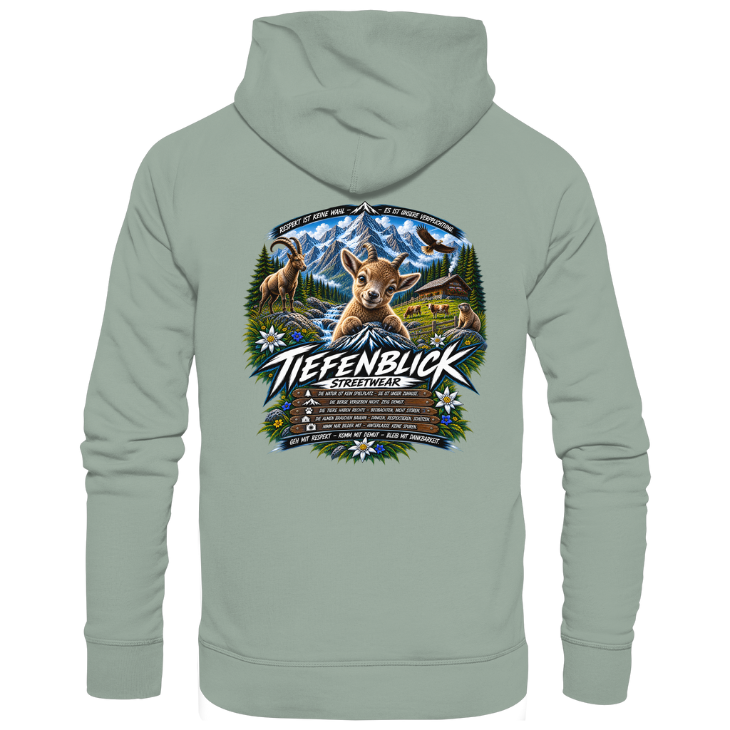 Tiefenblick Respekt Edition - Organic Hoodie