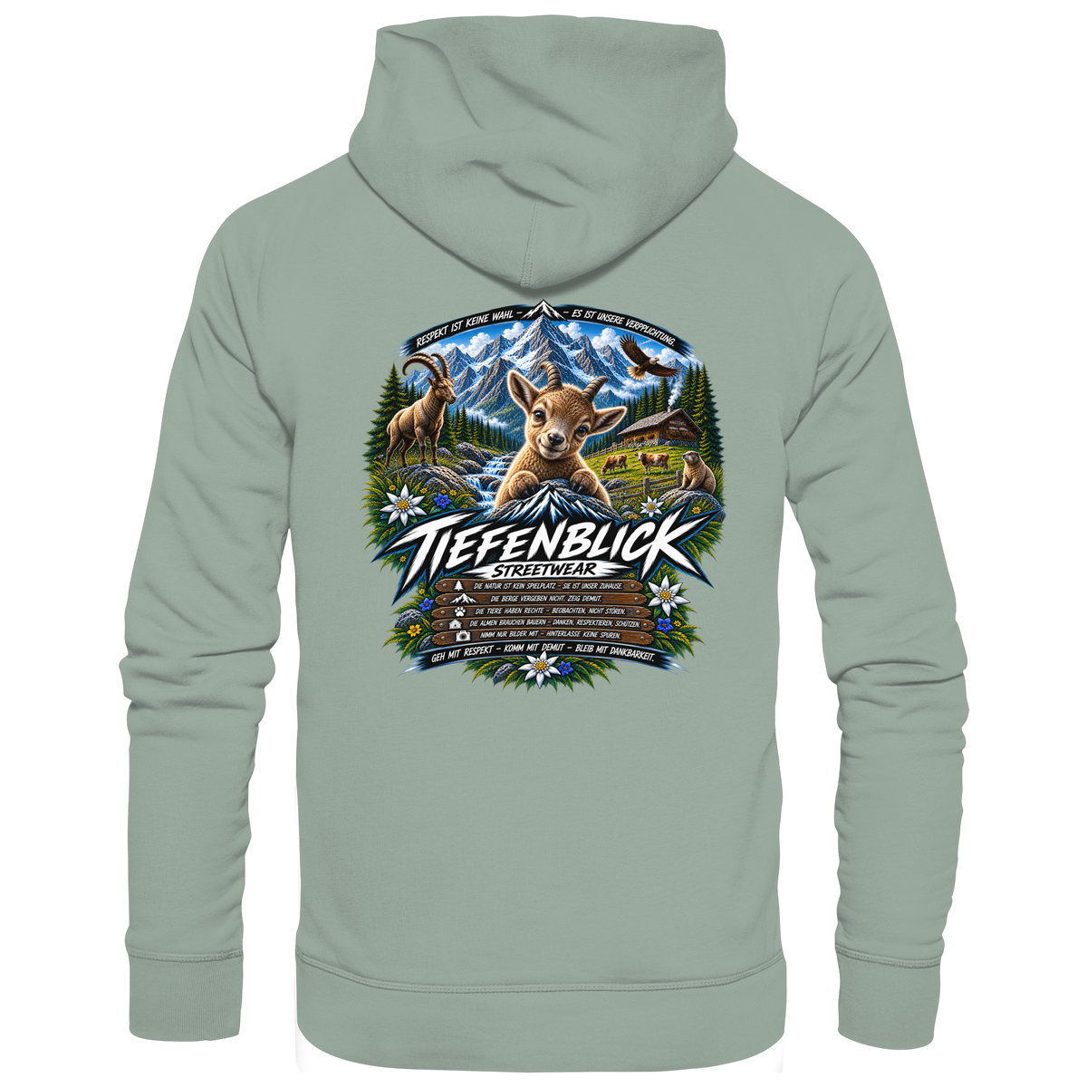 Tiefenblick Respekt Edition - Organic Hoodie