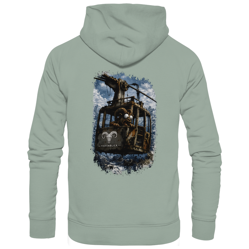 Tiefenblick Gondel Adrenalin Fun - Organic Hoodie