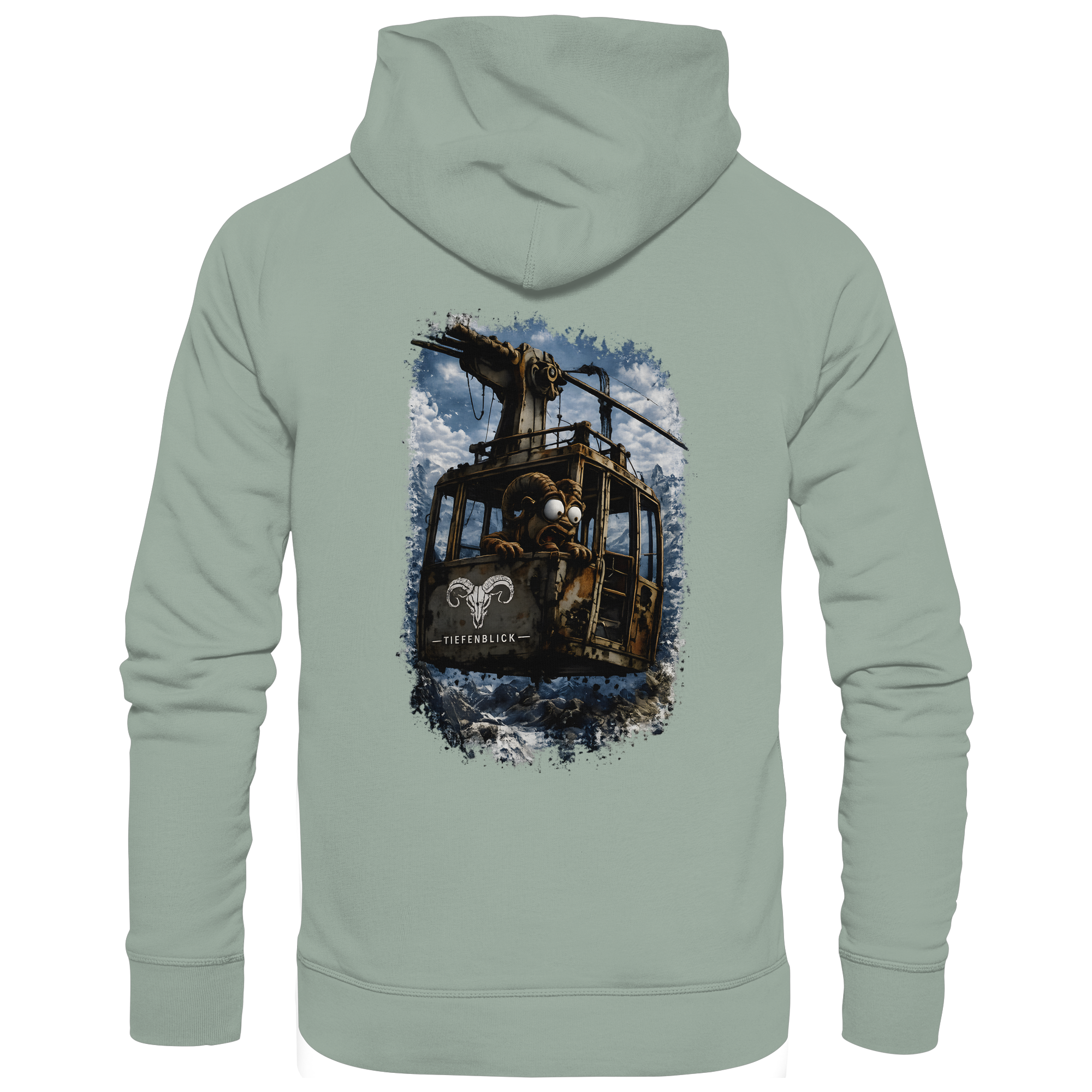 Tiefenblick Gondel Adrenalin Fun - Organic Hoodie