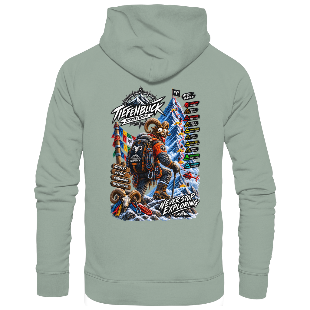 Tiefenblick Todeszone Fun - Organic Hoodie