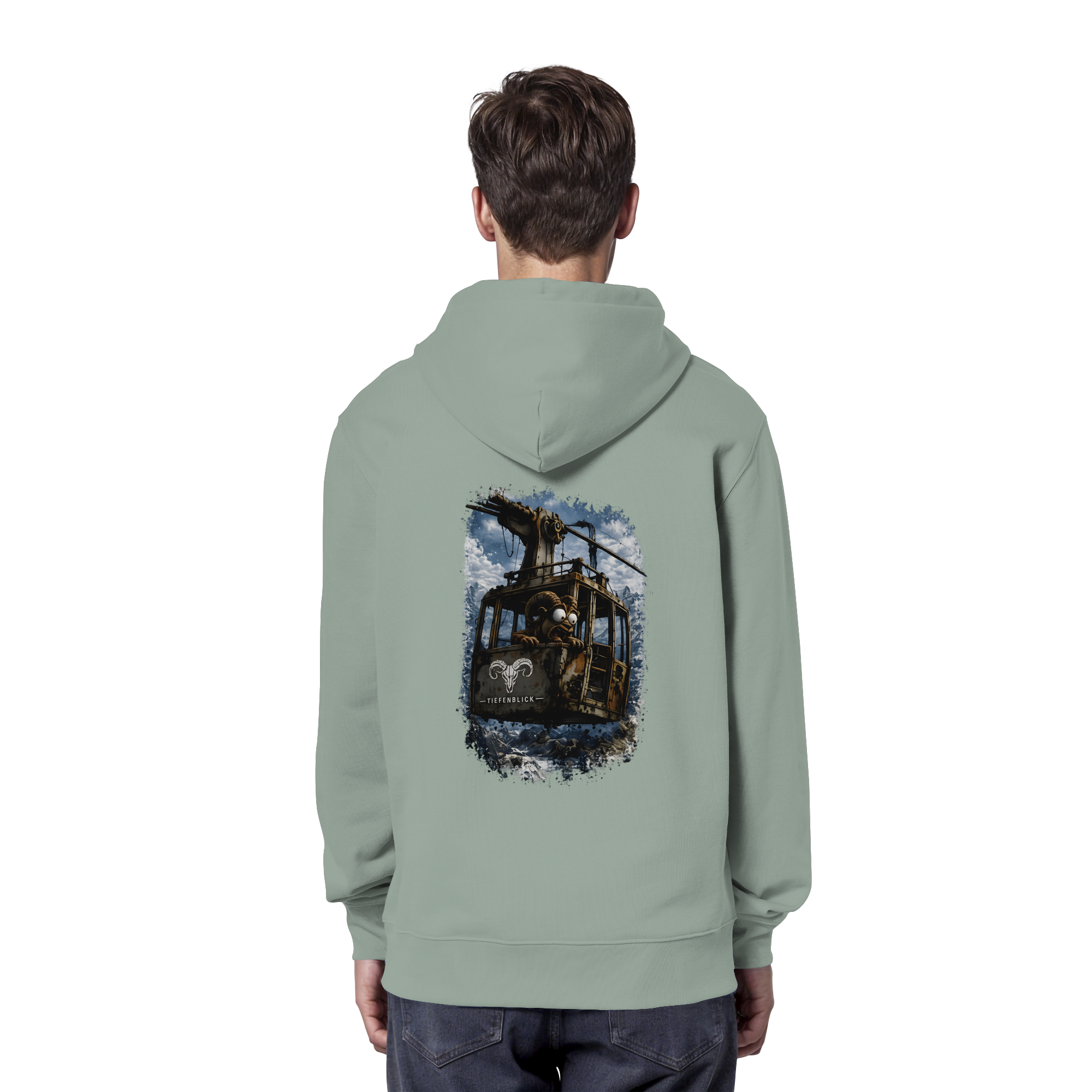 Tiefenblick Gondel Adrenalin Fun - Organic Hoodie