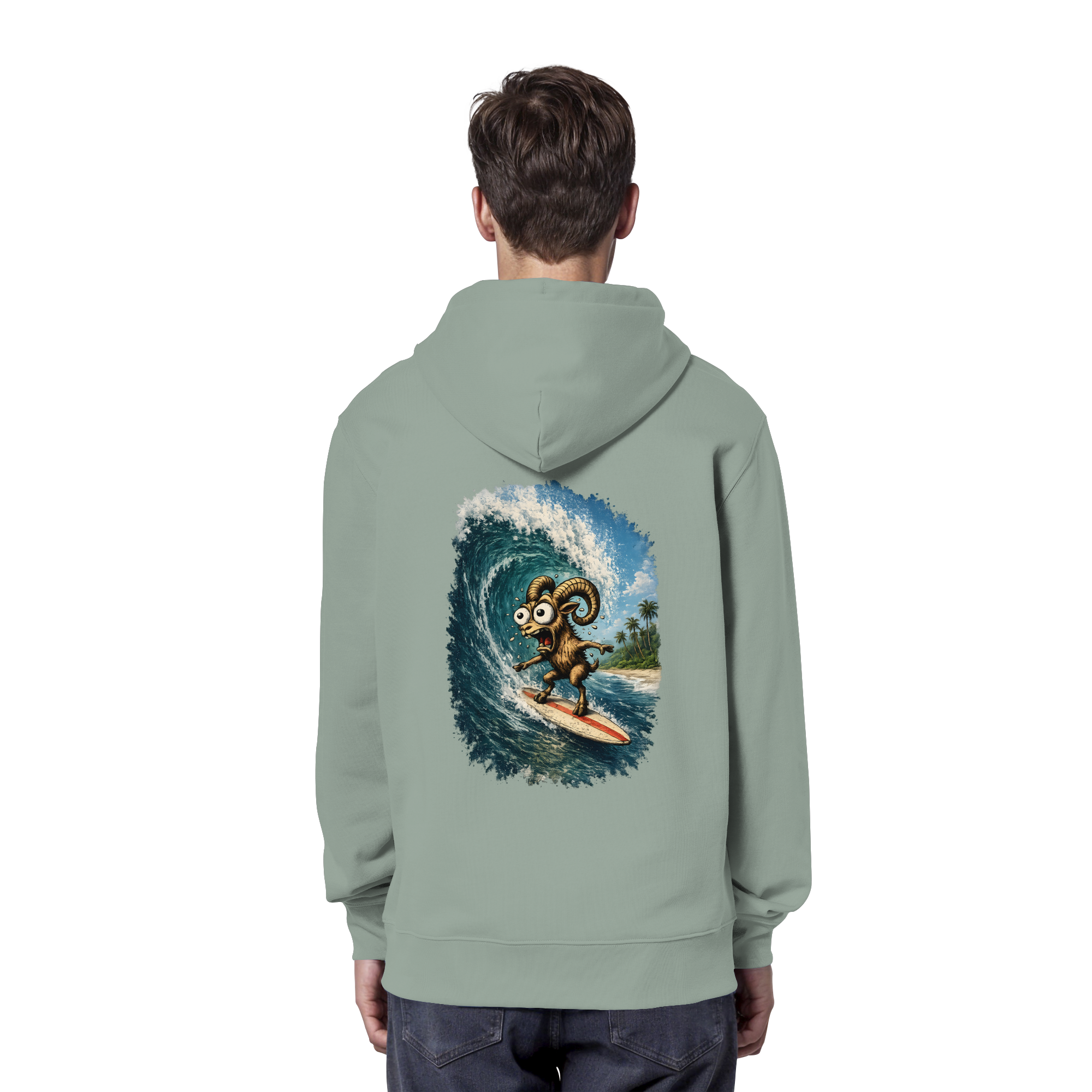 Tiefenblick Urlaub Fun  - Organic Hoodie