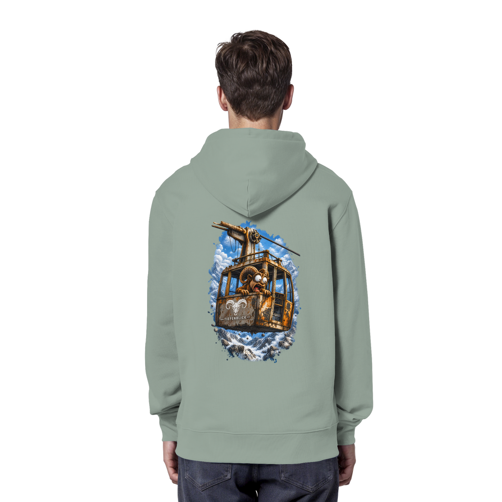 Tiefenblick Adrenalin Gondel Fun - Organic Hoodie