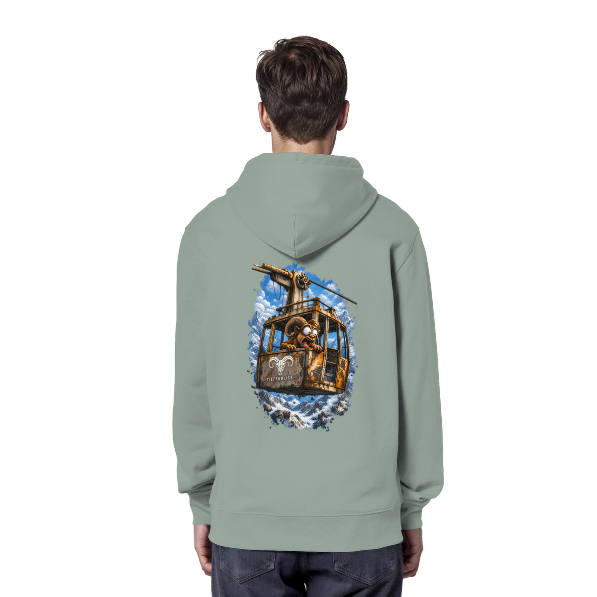 Tiefenblick Adrenalin Gondel Fun - Organic Hoodie