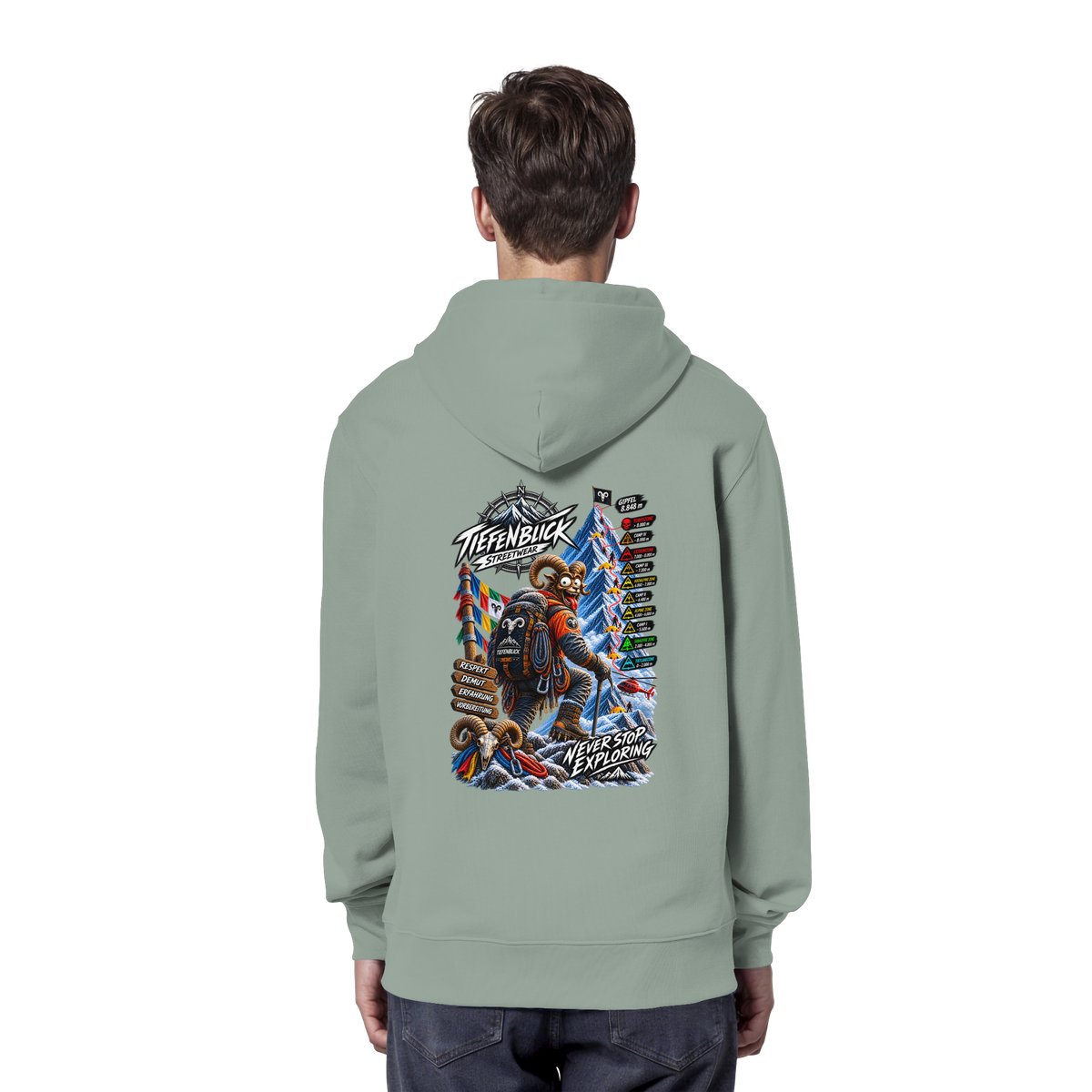 Tiefenblick Todeszone Fun - Organic Hoodie