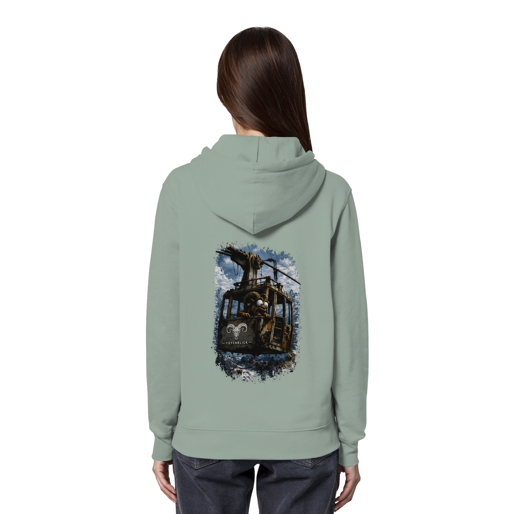 Tiefenblick Gondel Adrenalin Fun - Organic Hoodie