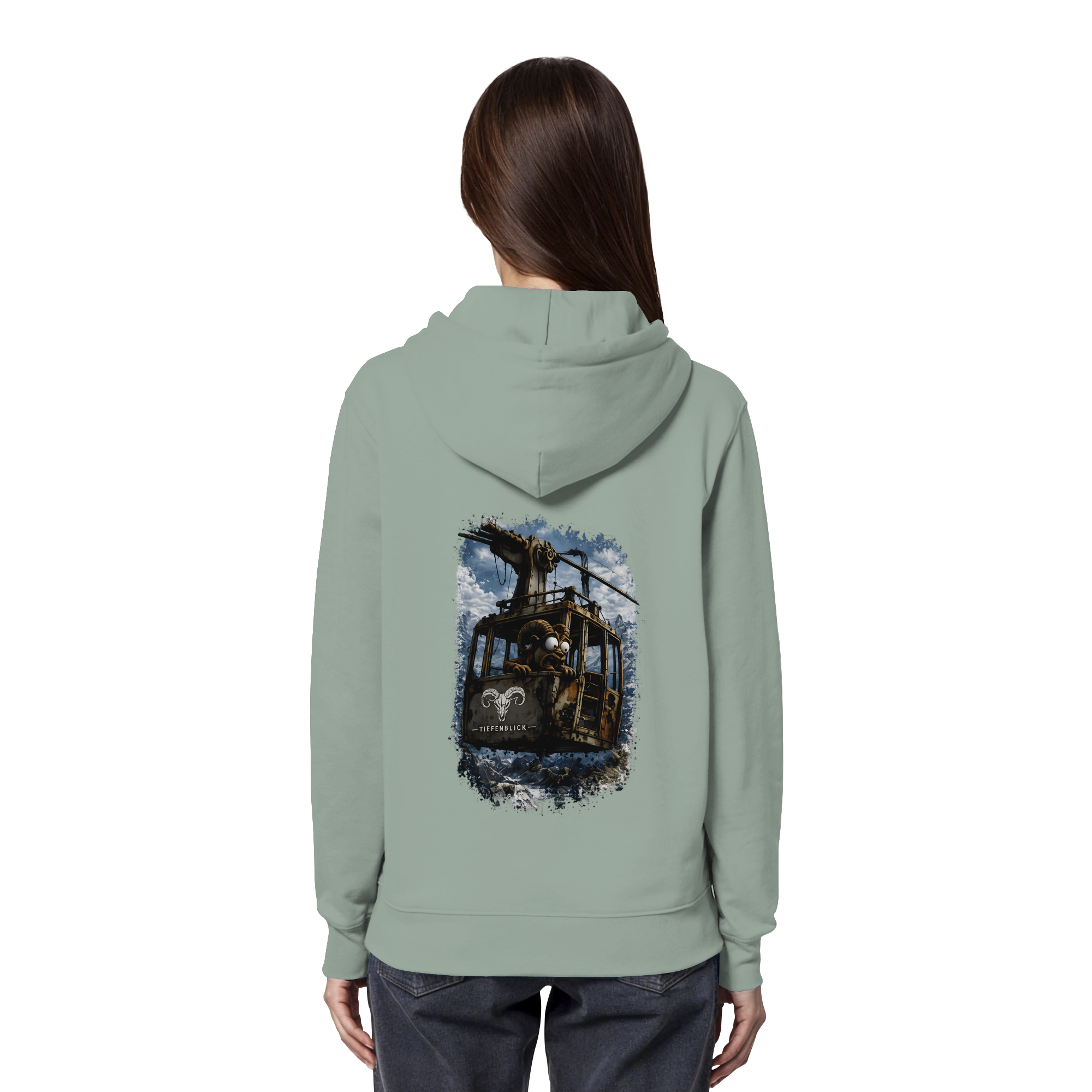 Tiefenblick Gondel Adrenalin Fun - Organic Hoodie