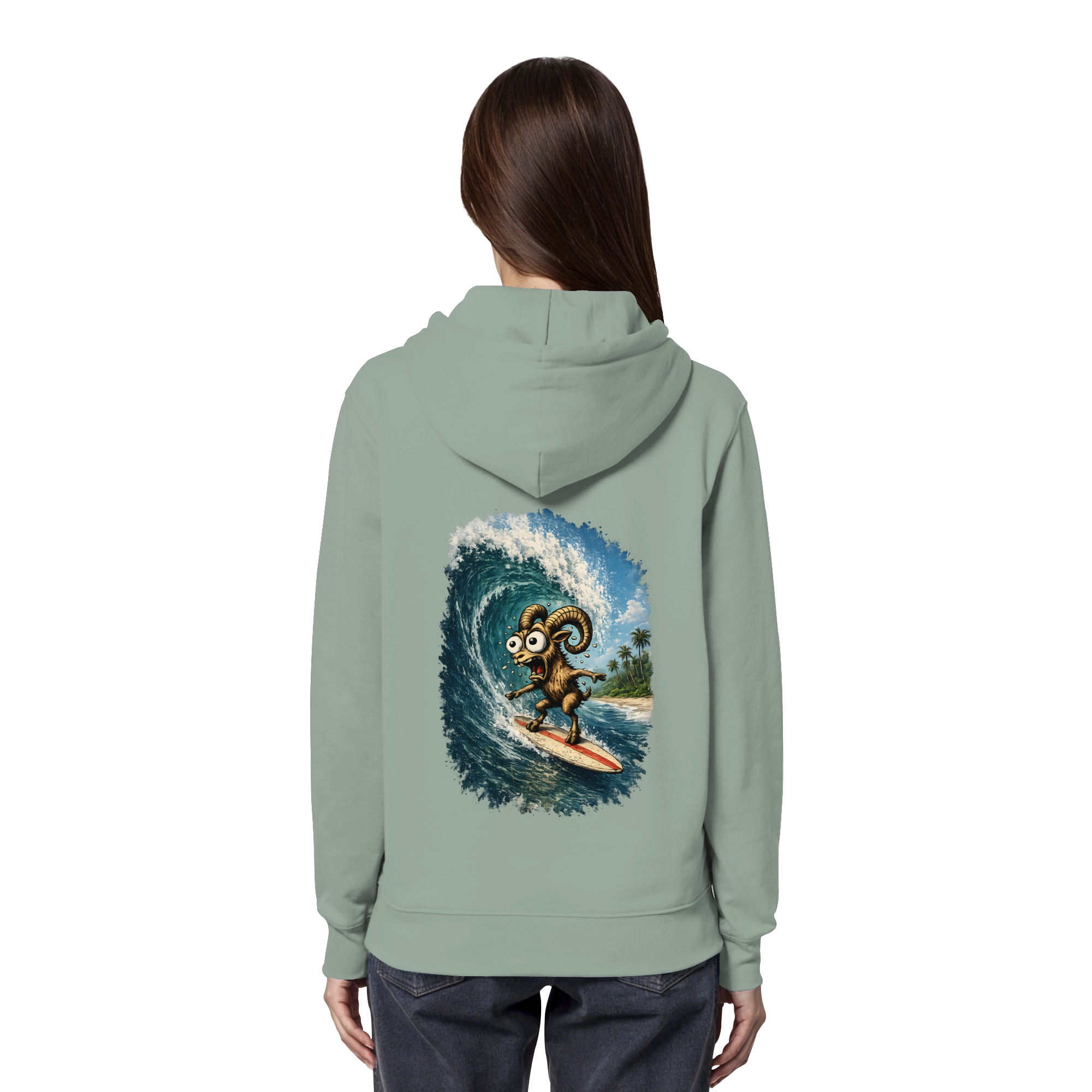 Tiefenblick Urlaub Fun  - Organic Hoodie