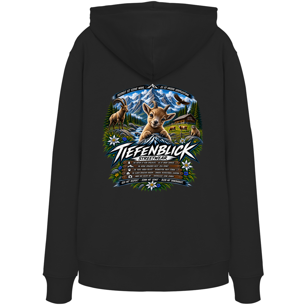 Tiefenblick Respekt Edition - Organic Hoodie
