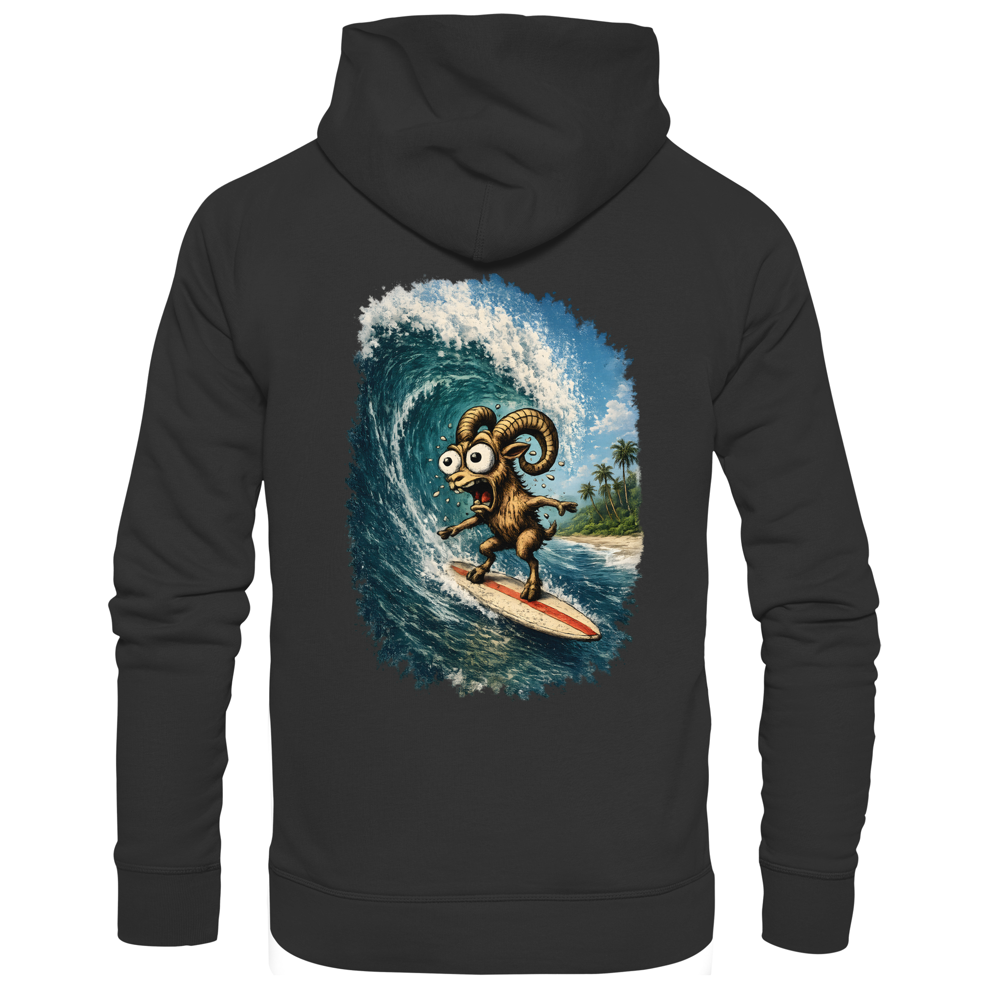 Tiefenblick Urlaub Fun  - Organic Hoodie
