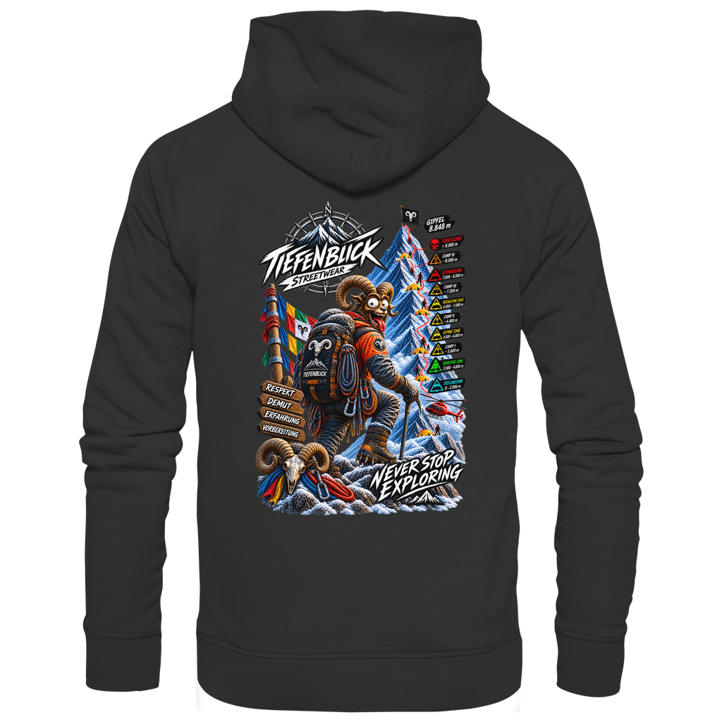 Tiefenblick Todeszone Fun - Organic Hoodie
