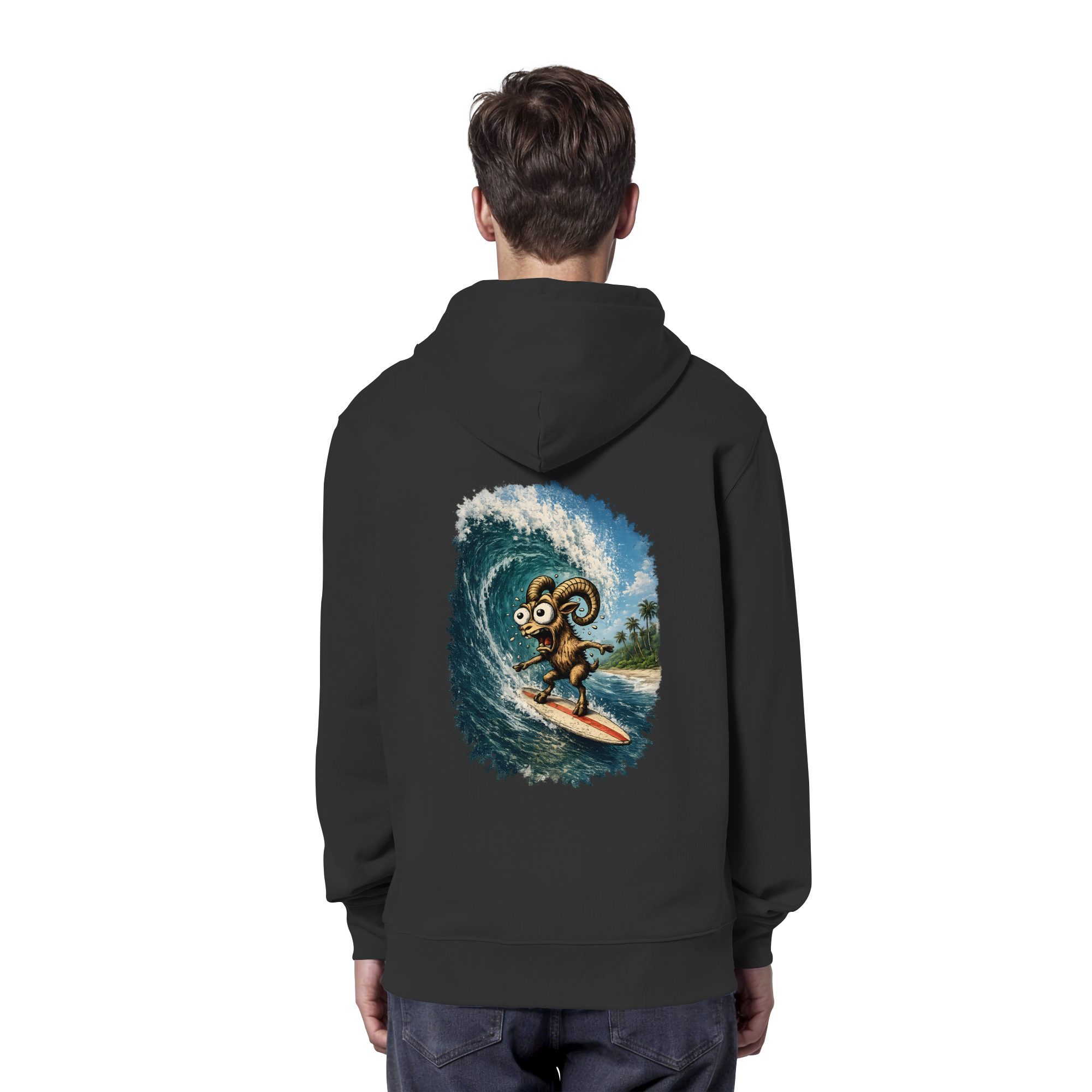 Tiefenblick Urlaub Fun  - Organic Hoodie