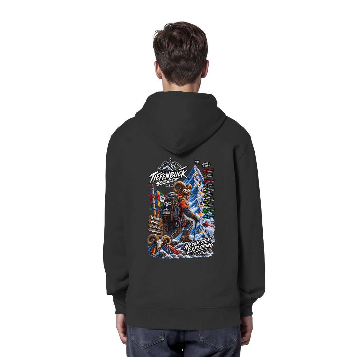 Tiefenblick Todeszone Fun - Organic Hoodie