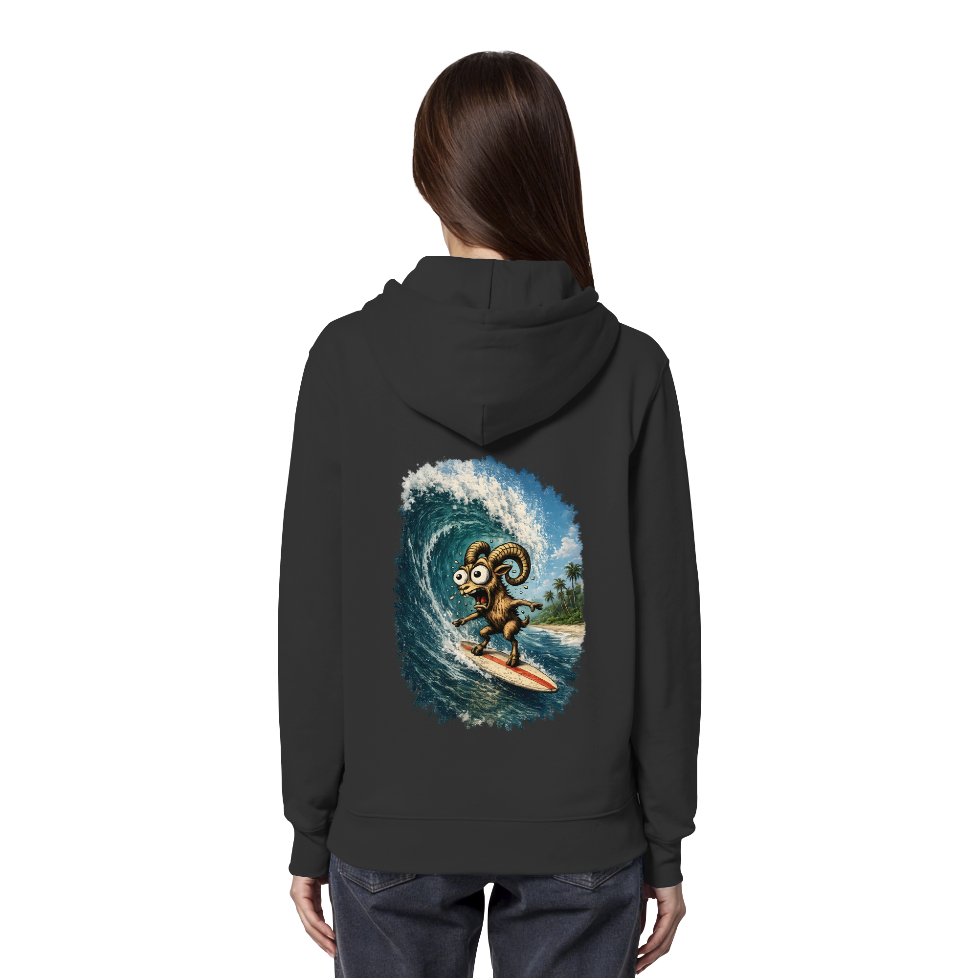 Tiefenblick Urlaub Fun  - Organic Hoodie