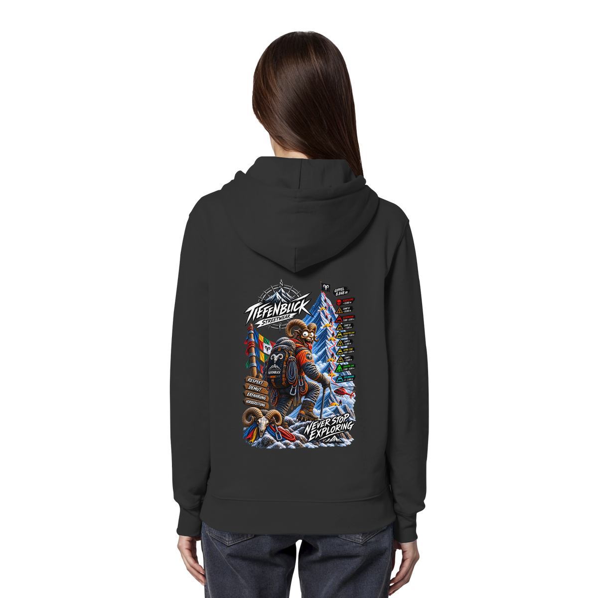 Tiefenblick Todeszone Fun - Organic Hoodie