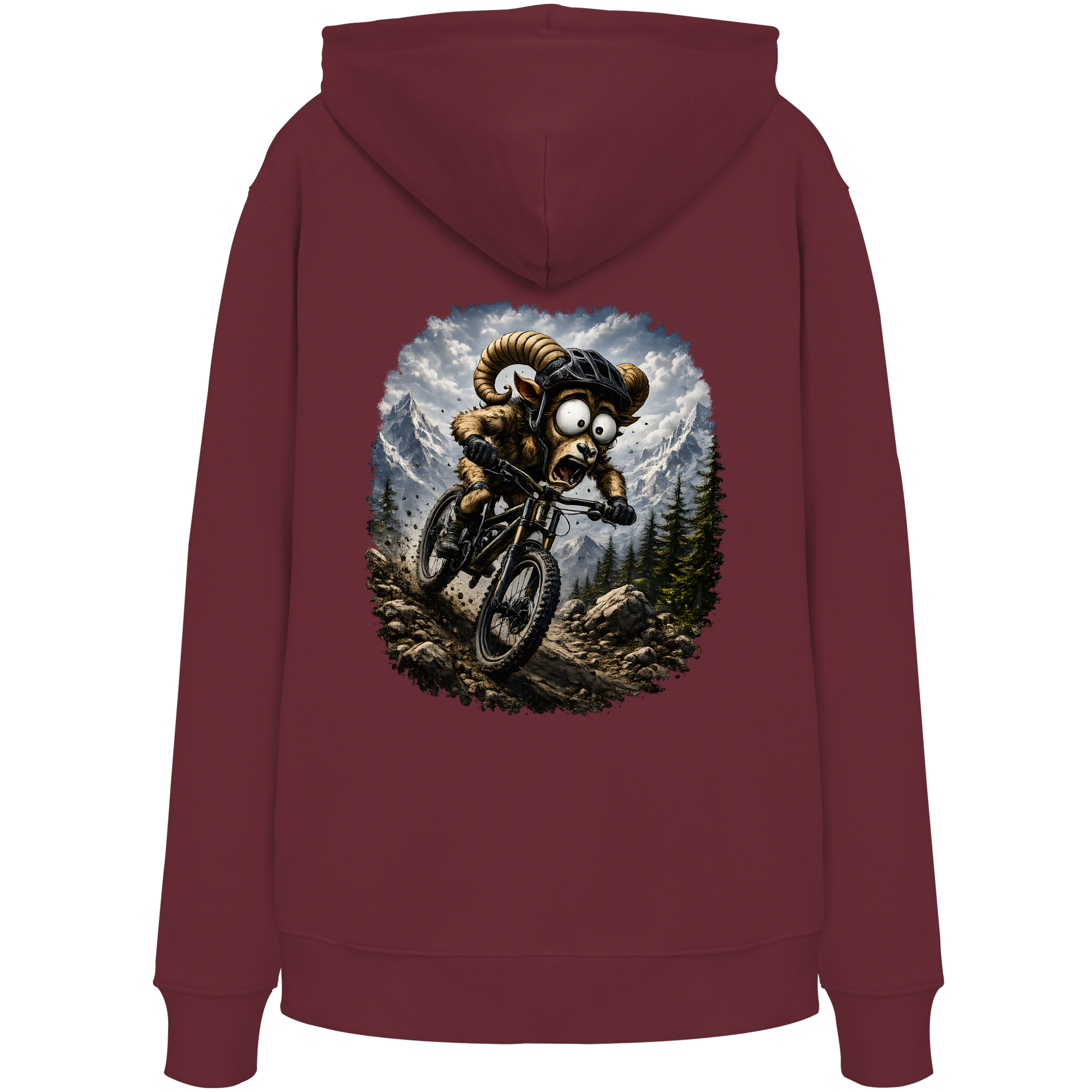 Tiefenblick Downhill - Organic Hoodie