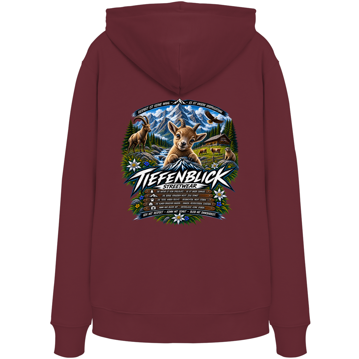 Tiefenblick Respekt Edition - Organic Hoodie
