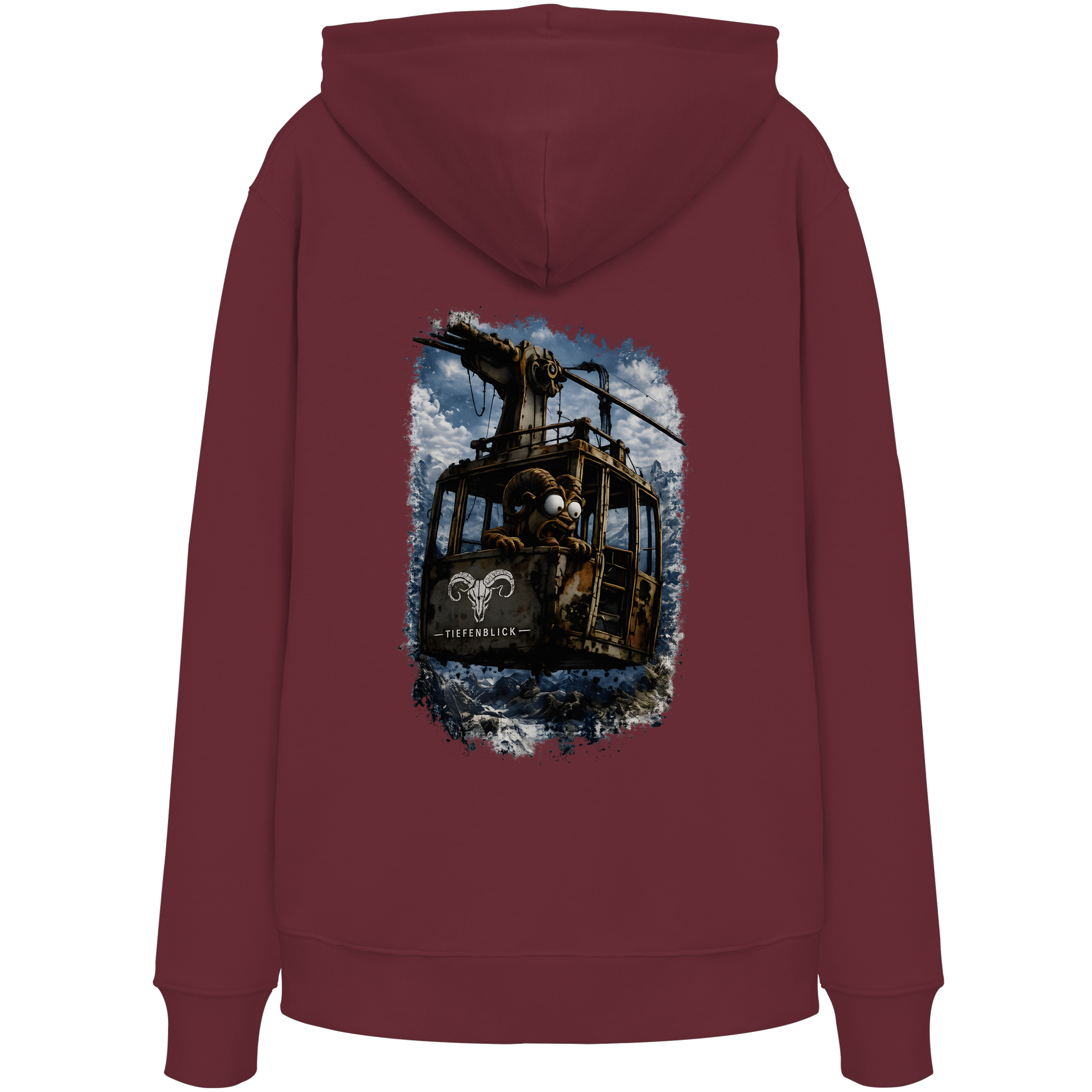 Tiefenblick Gondel Adrenalin Fun - Organic Hoodie