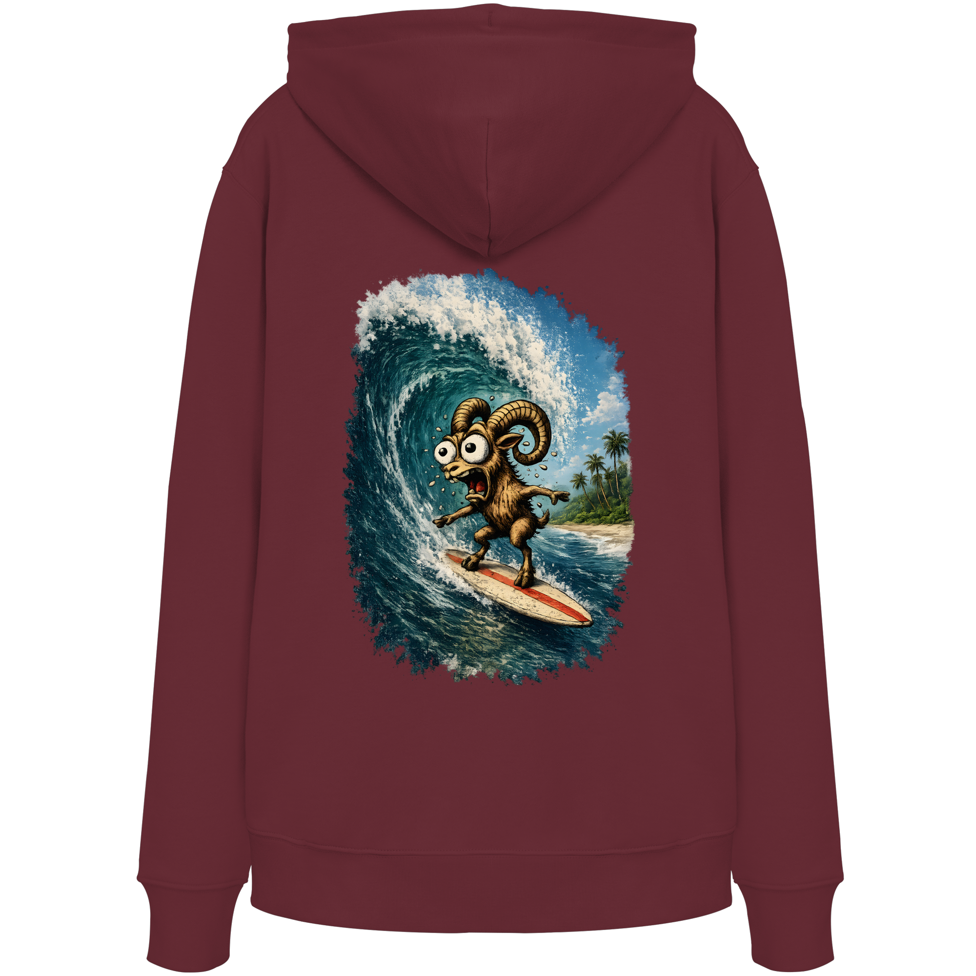 Tiefenblick Urlaub Fun  - Organic Hoodie