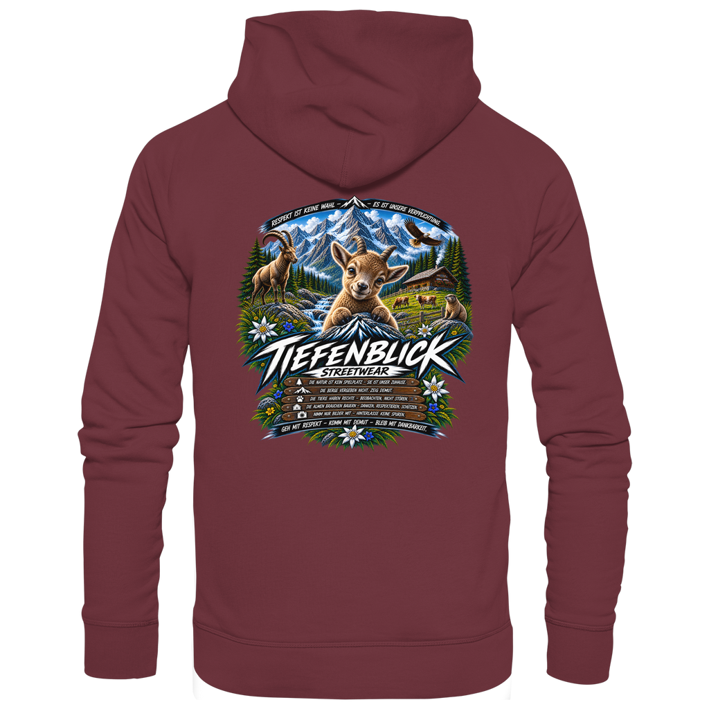 Tiefenblick Respekt Edition - Organic Hoodie