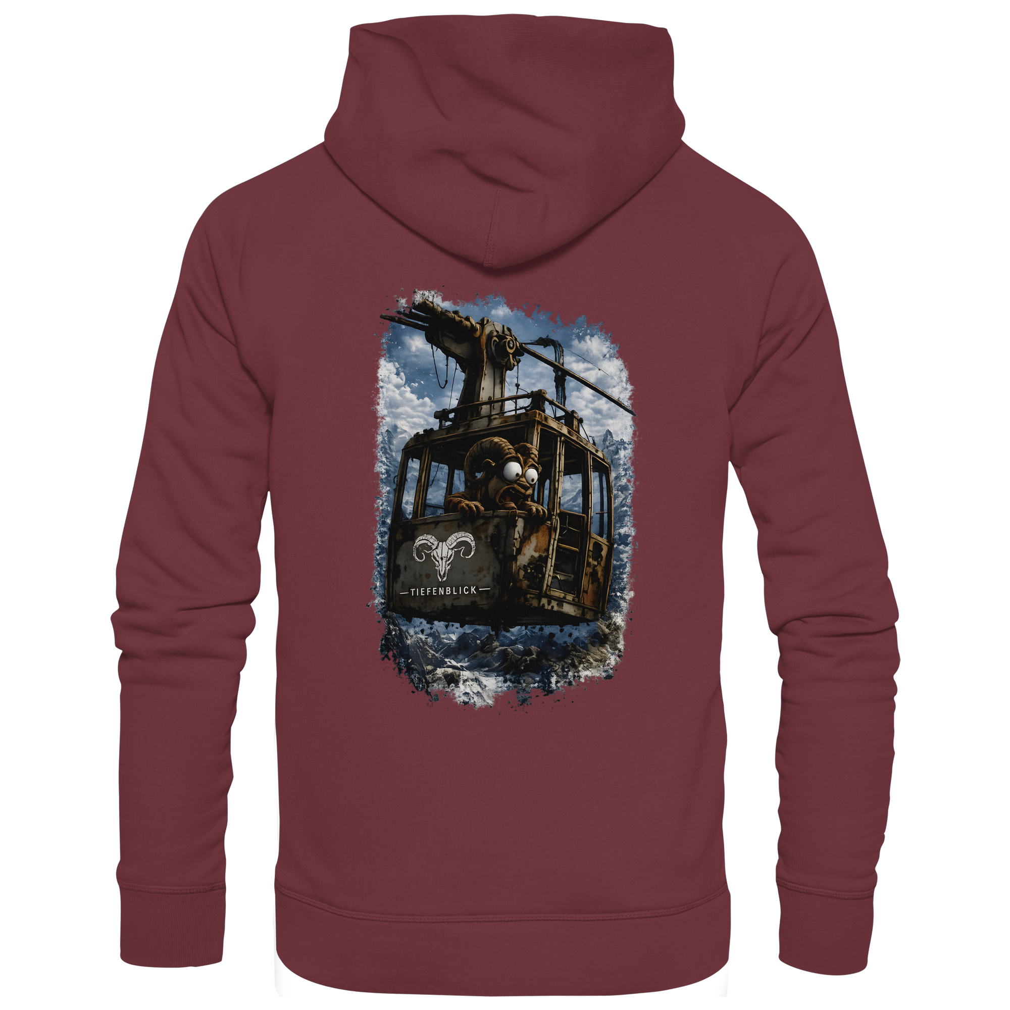 Tiefenblick Gondel Adrenalin Fun - Organic Hoodie