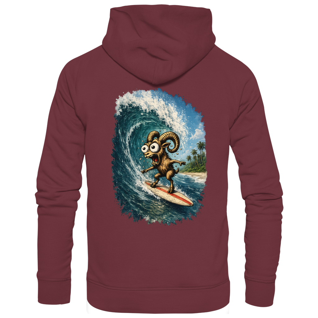 Tiefenblick Urlaub Fun  - Organic Hoodie