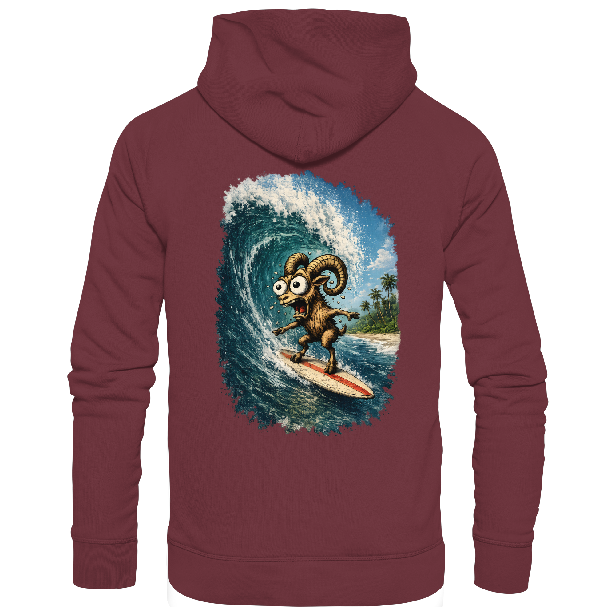 Tiefenblick Urlaub Fun  - Organic Hoodie