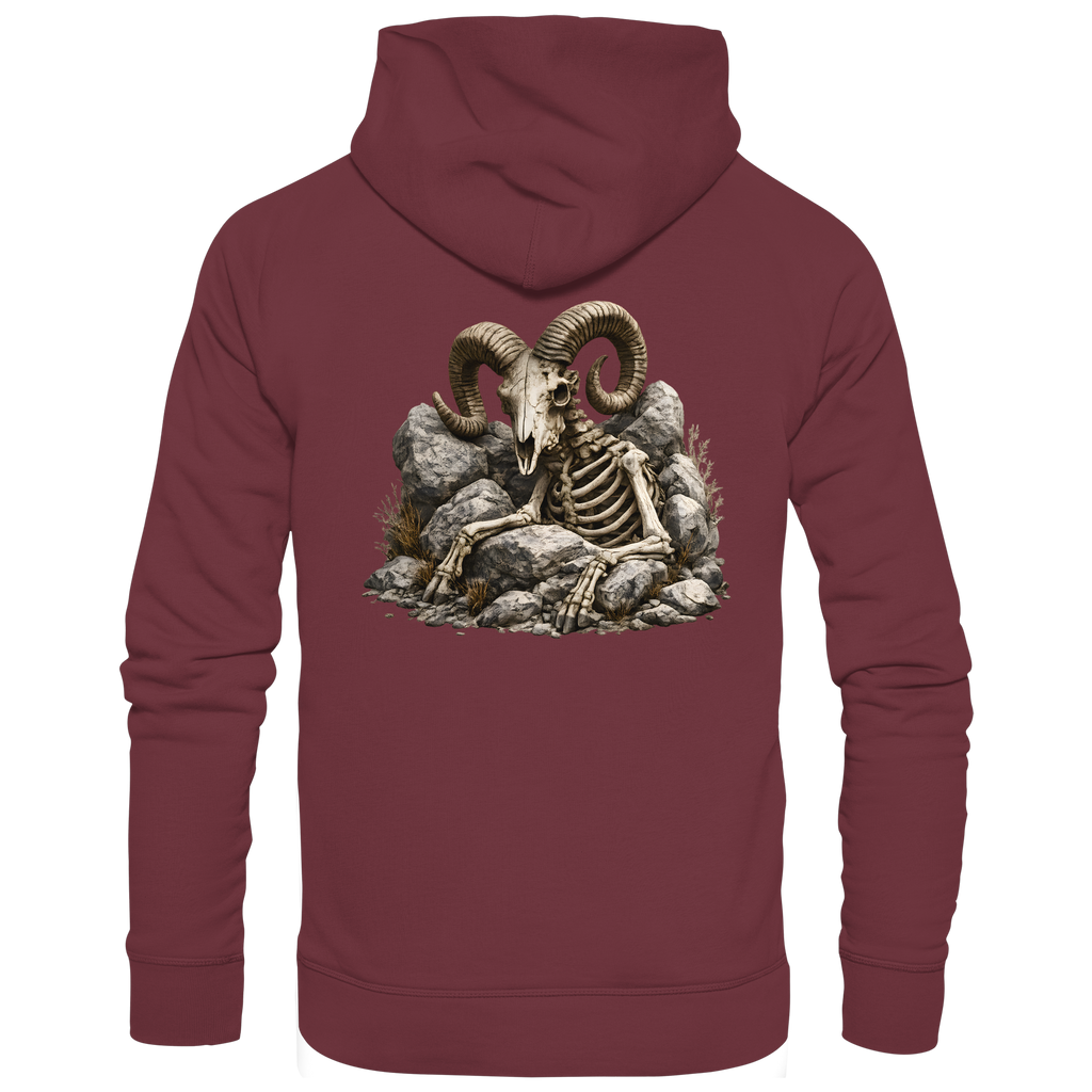 Tiefenblick Skelett Fun  - Organic Hoodie
