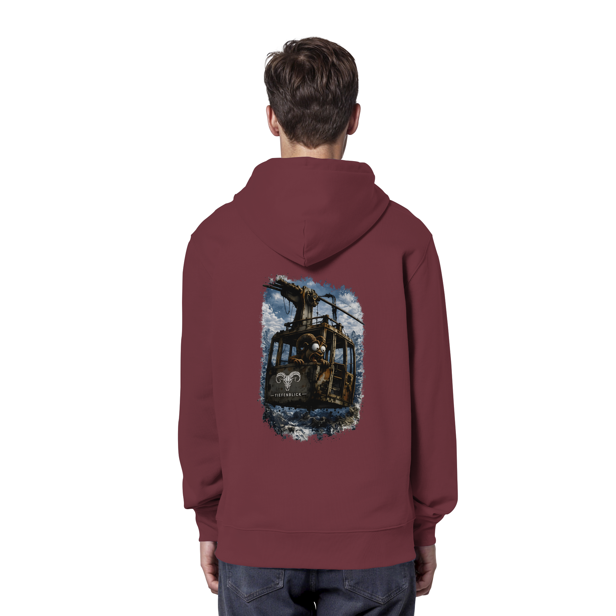 Tiefenblick Gondel Adrenalin Fun - Organic Hoodie