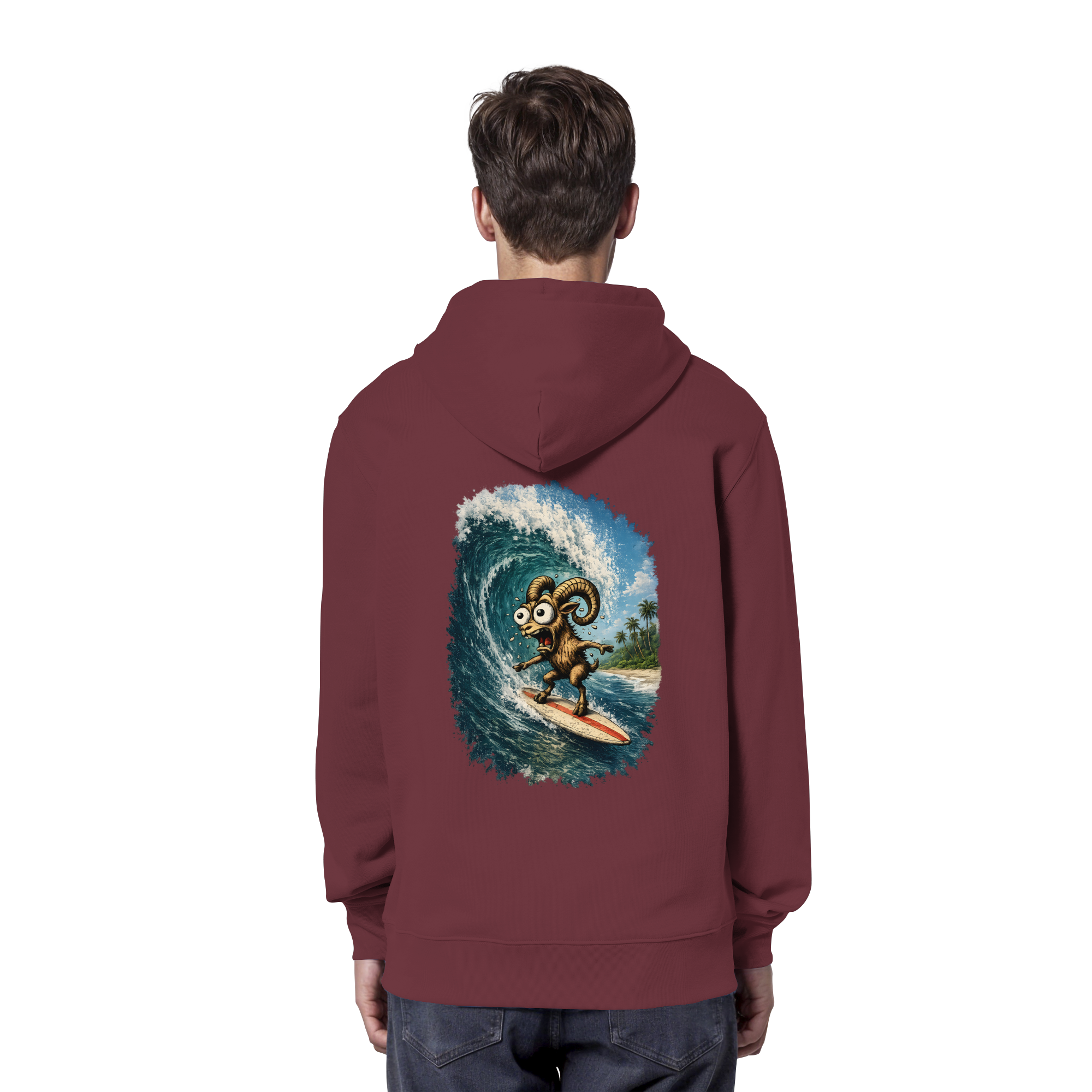 Tiefenblick Urlaub Fun  - Organic Hoodie