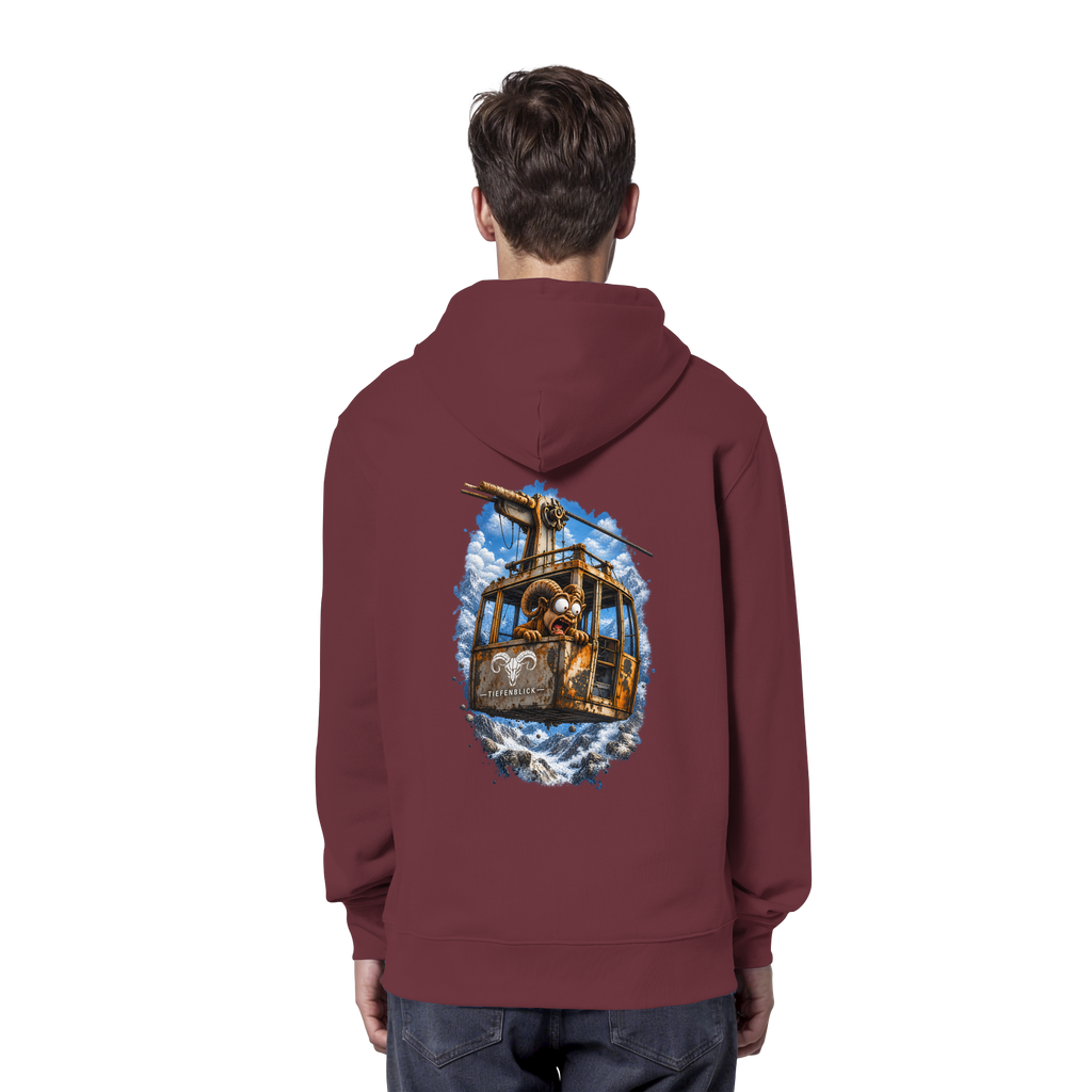 Tiefenblick Adrenalin Gondel Fun - Organic Hoodie