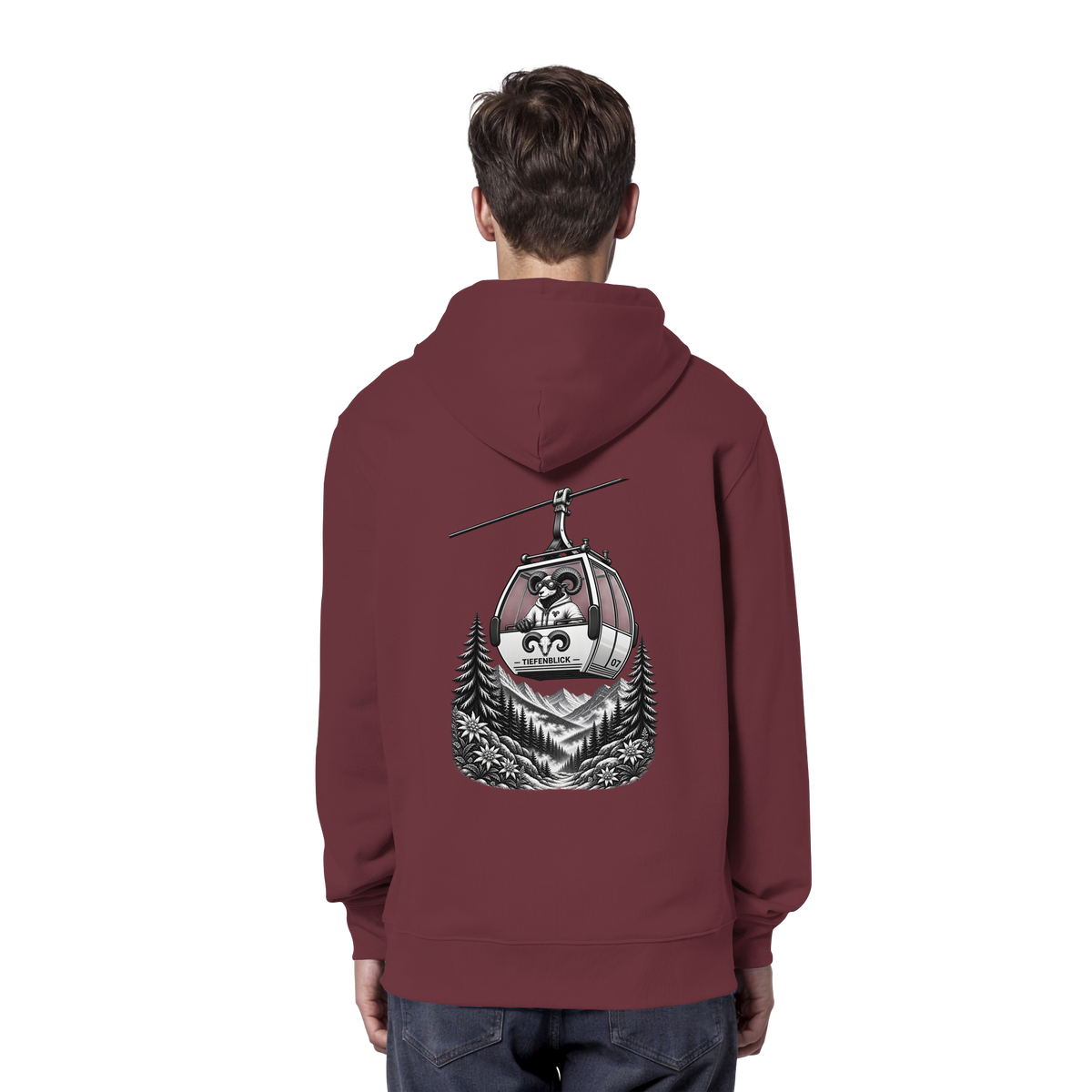 Tiefenblick Gondel Fun  - Organic Hoodie