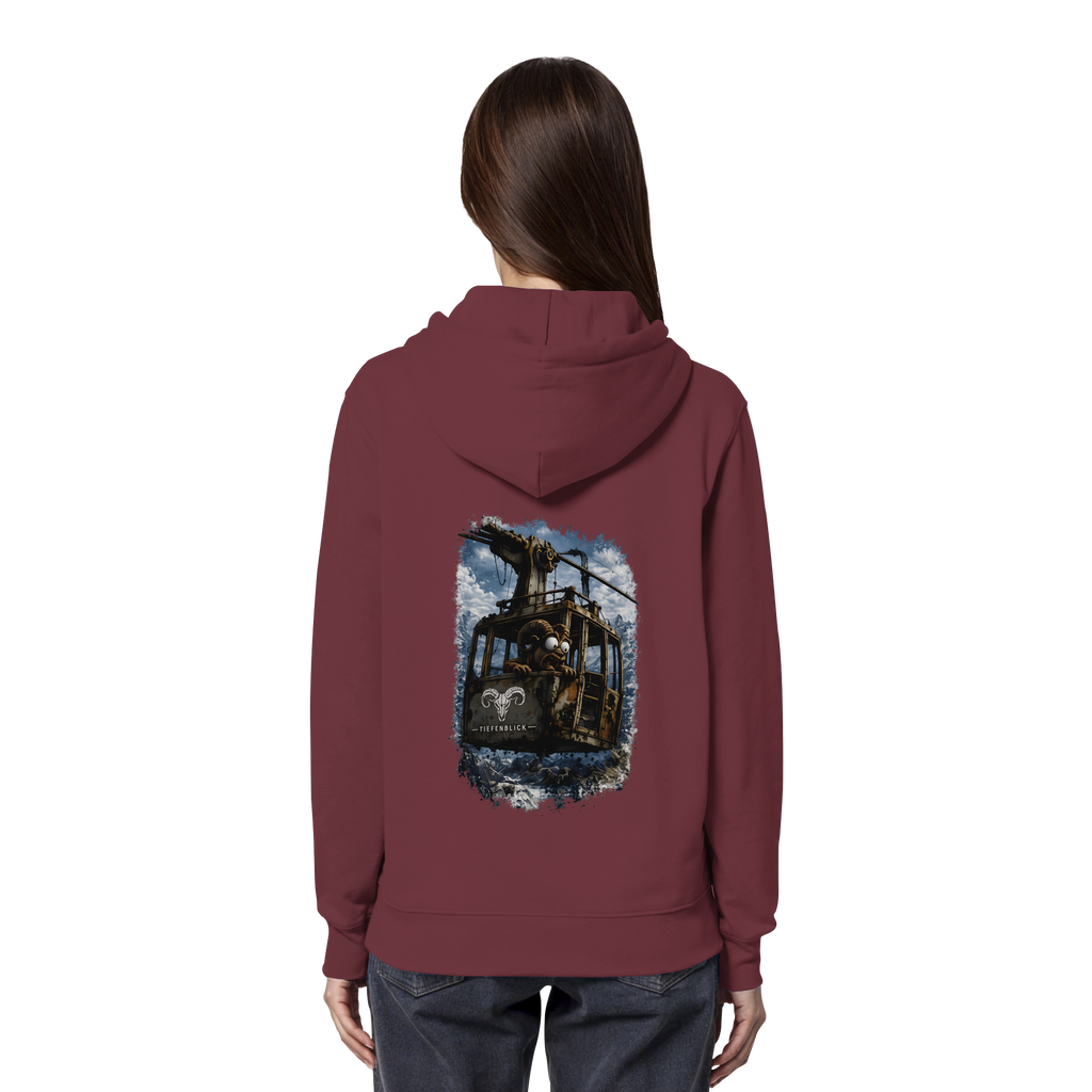 Tiefenblick Gondel Adrenalin Fun - Organic Hoodie