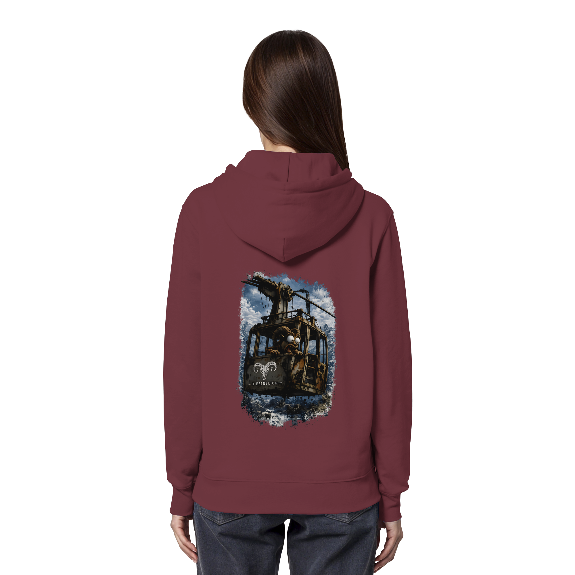 Tiefenblick Gondel Adrenalin Fun - Organic Hoodie