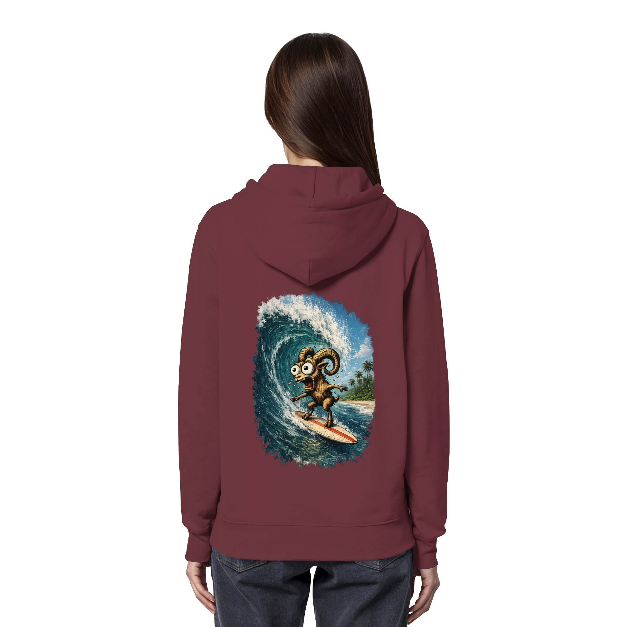 Tiefenblick Urlaub Fun  - Organic Hoodie