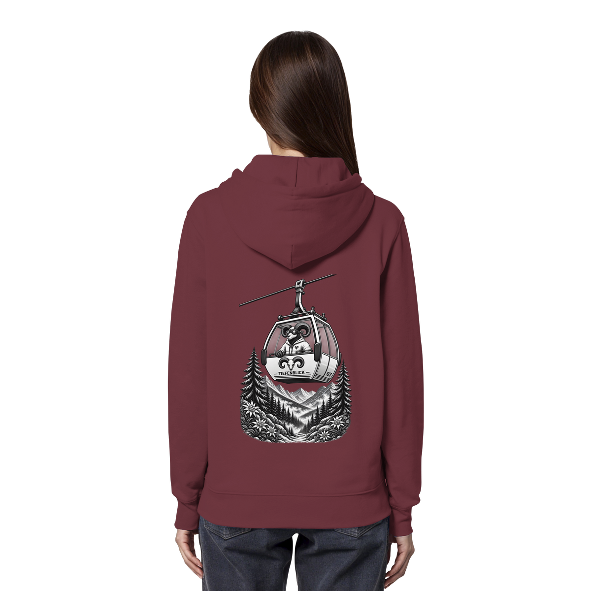Tiefenblick Gondel Fun  - Organic Hoodie