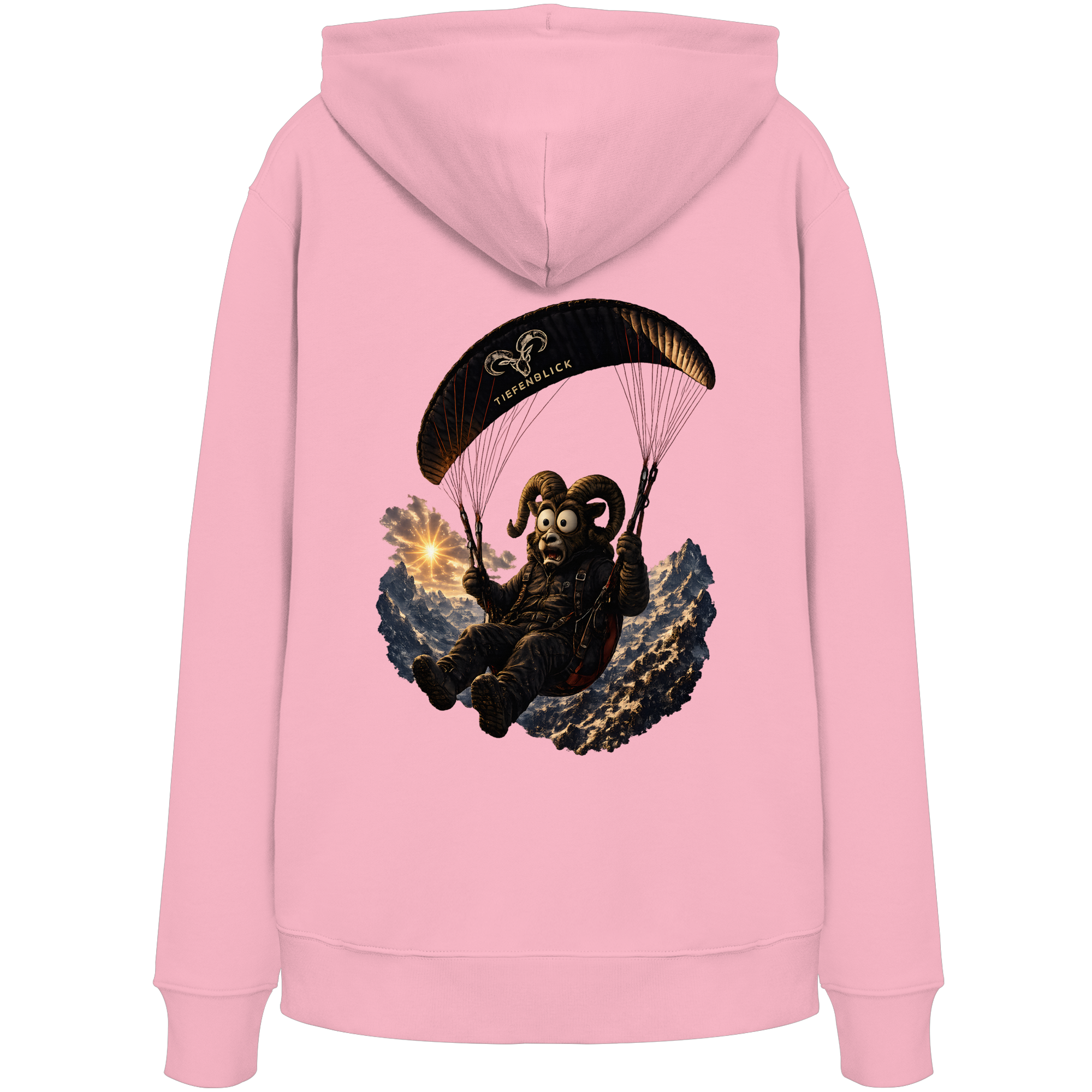 Tiefenblick Paraglider (Frau) - Organic Hoodie
