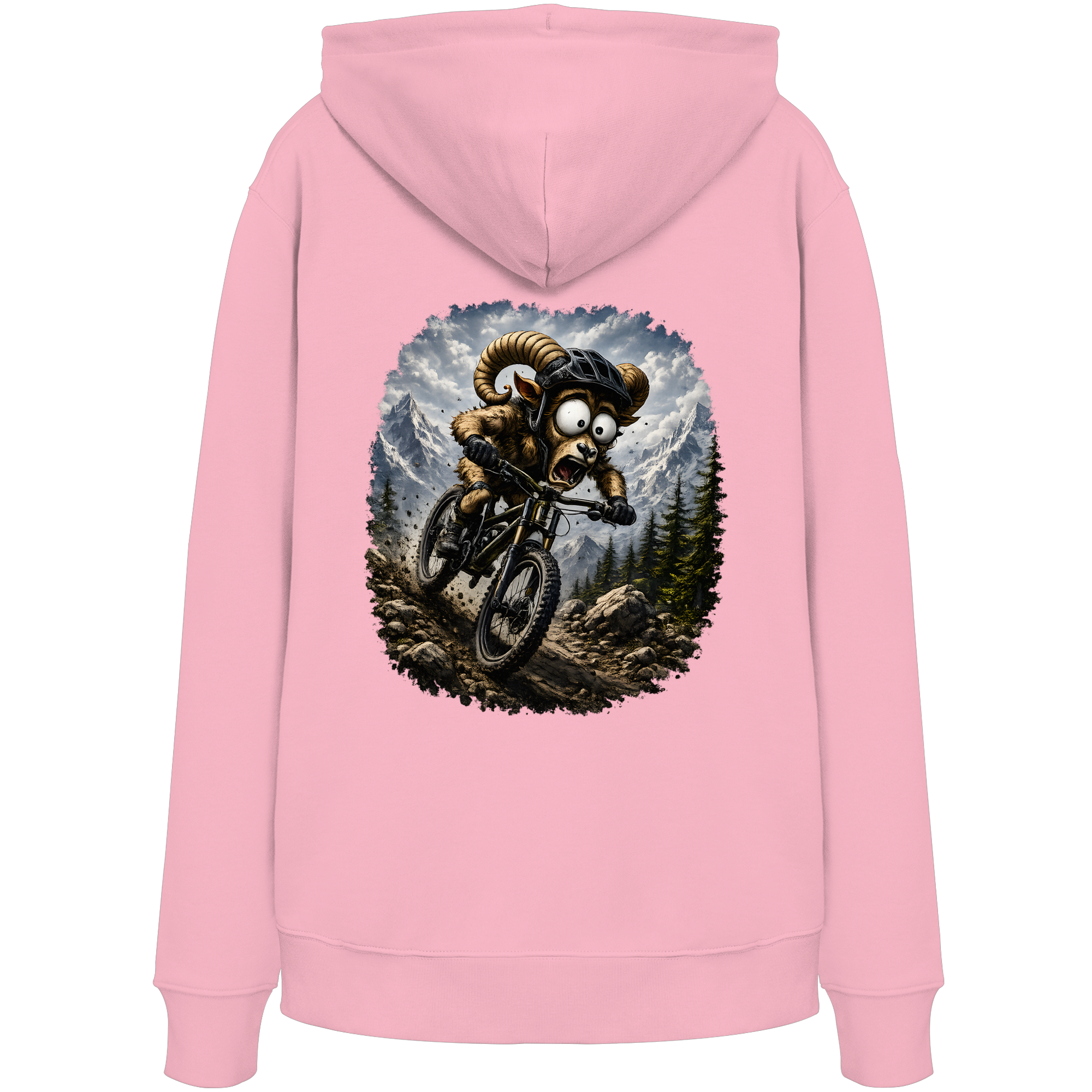 Tiefenblick Downhill - Organic Hoodie