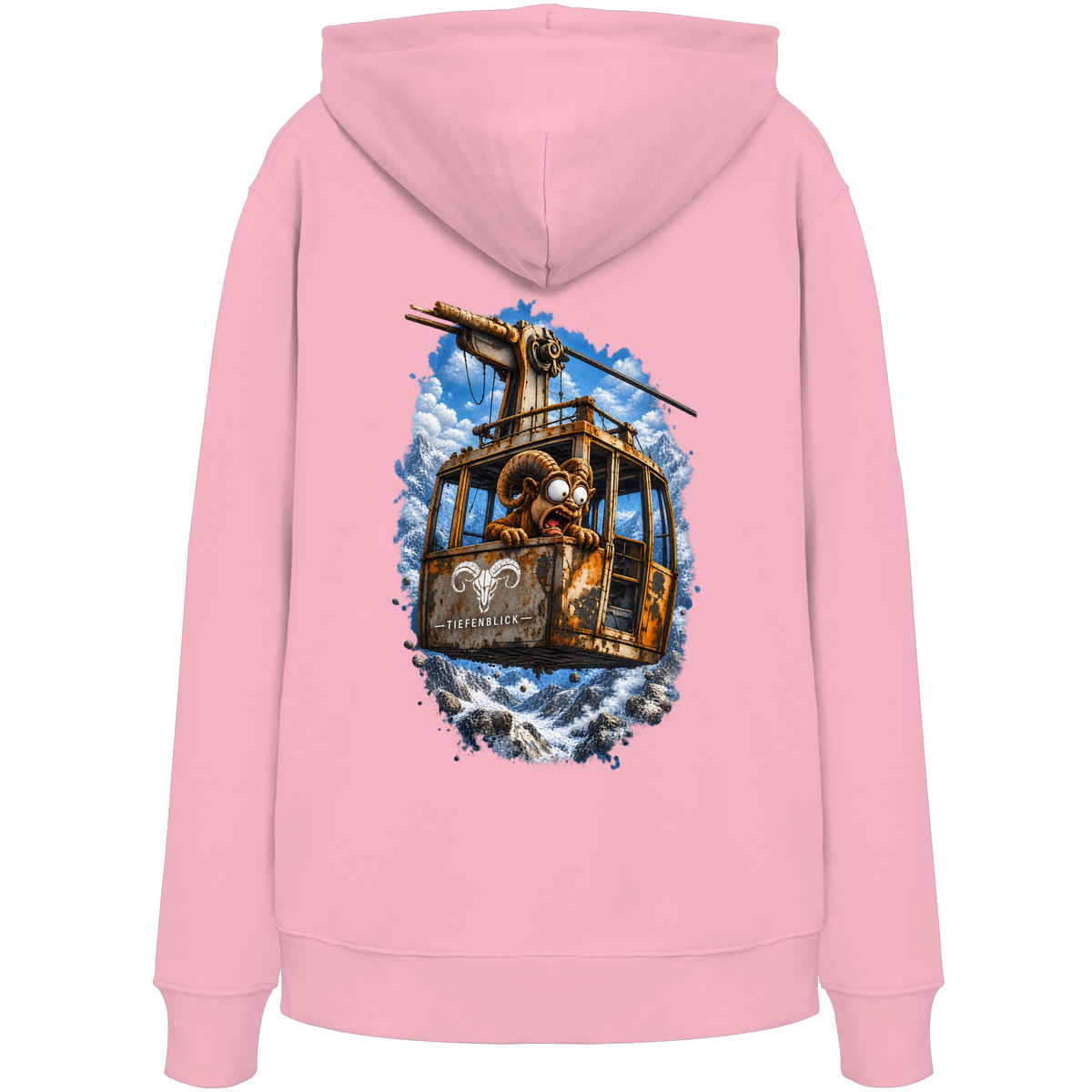 Tiefenblick Adrenalin Gondel Fun - Organic Hoodie