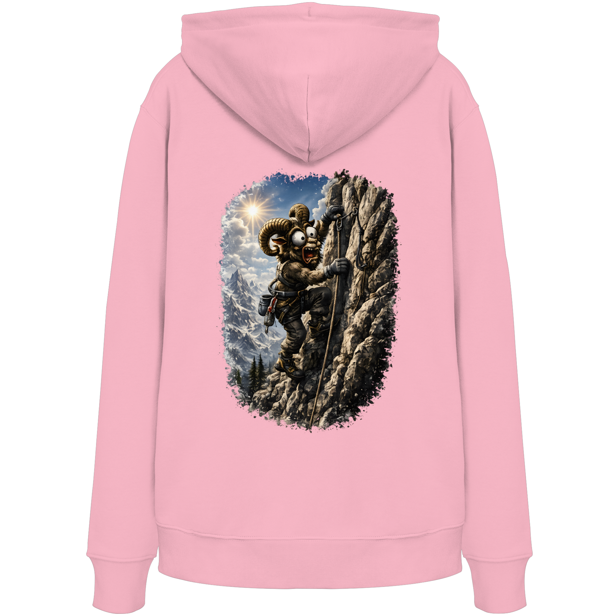 Tiefenblick Klettern 20 - Organic Hoodie
