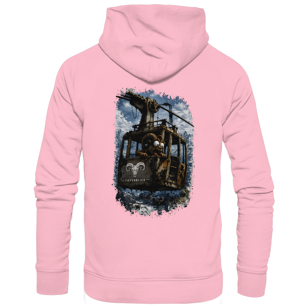 Tiefenblick Gondel Adrenalin Fun - Organic Hoodie